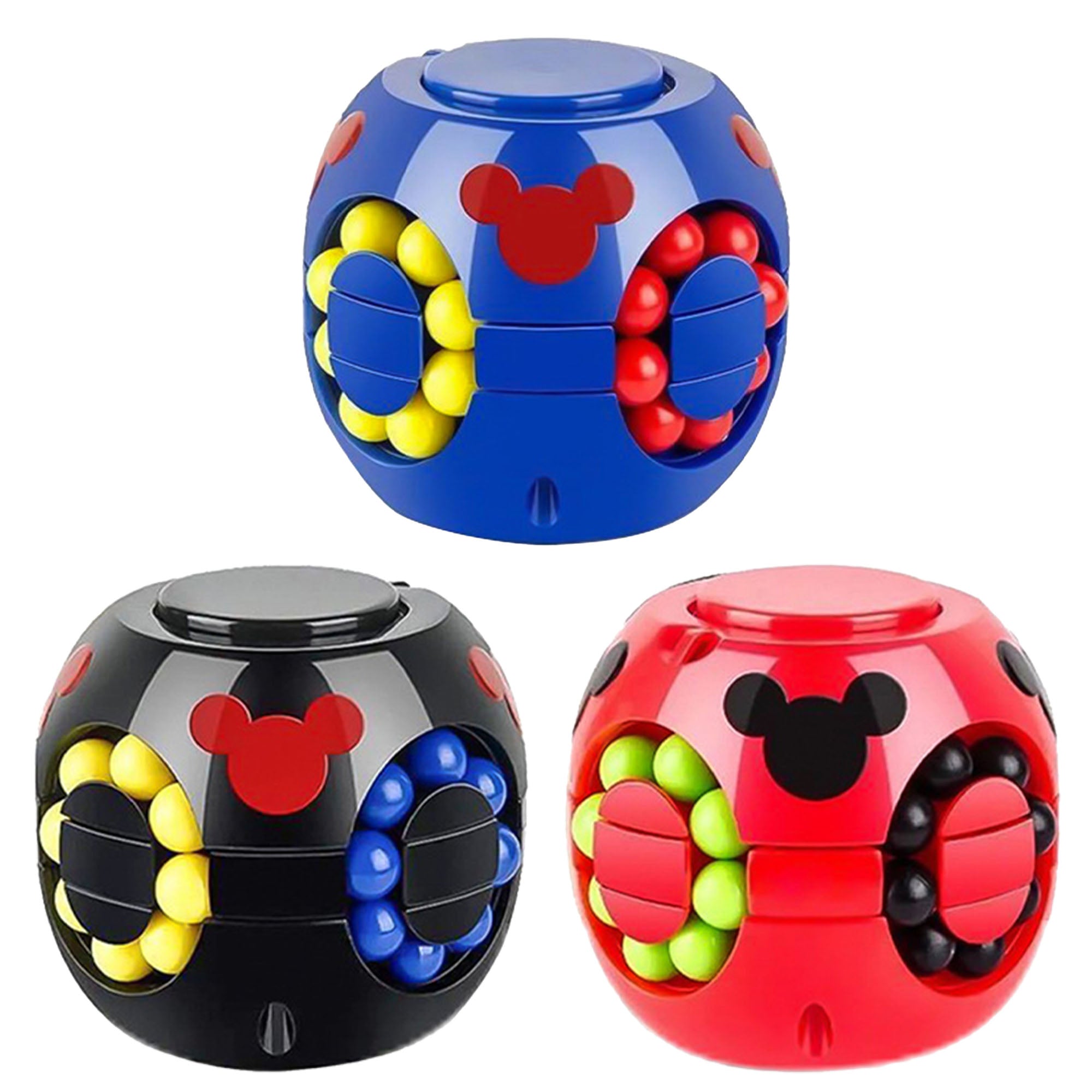 Rotating Magic Bean Cube Spinner Fidget Toy