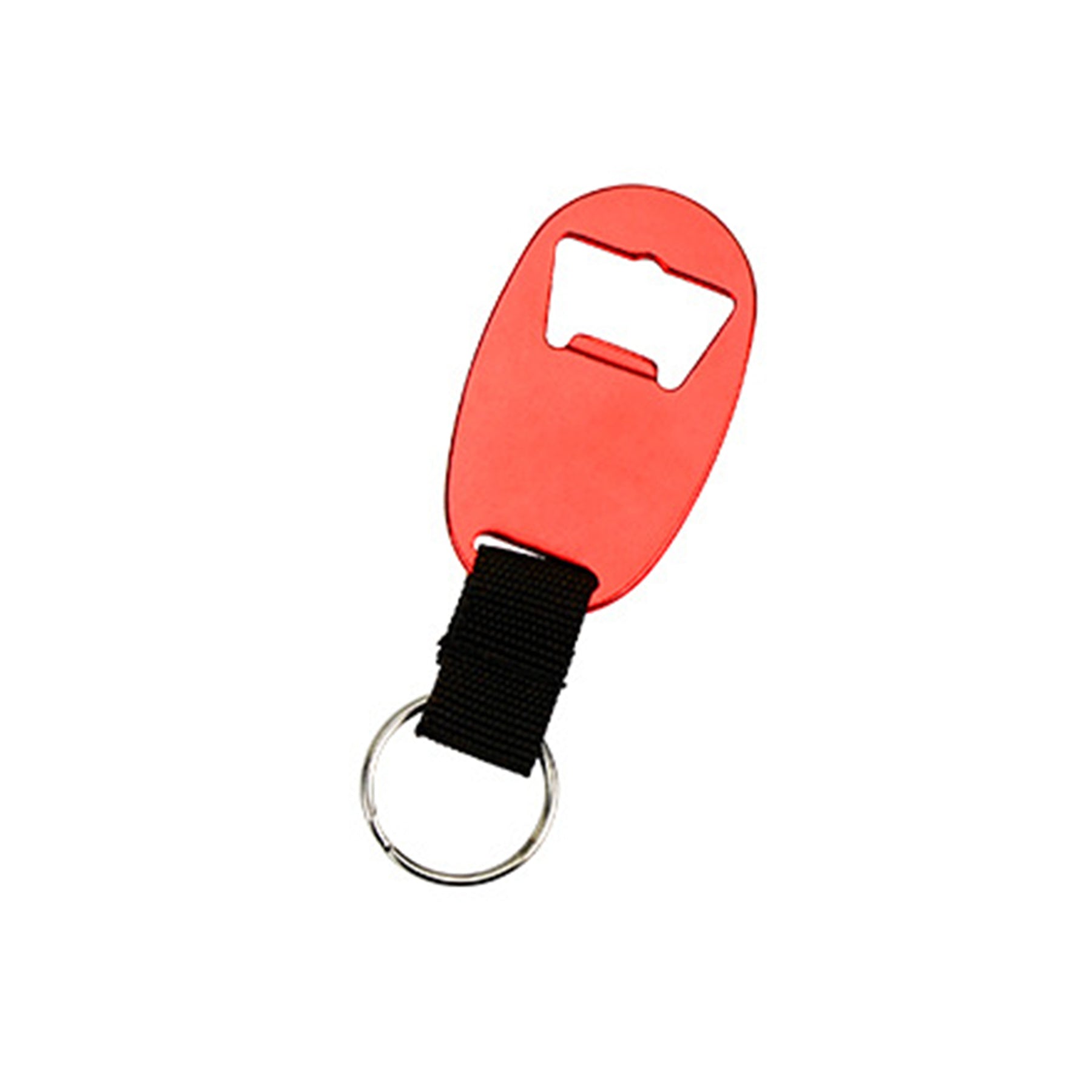 Aluminum Alloy Flat Beer Bottle Opener Keychain