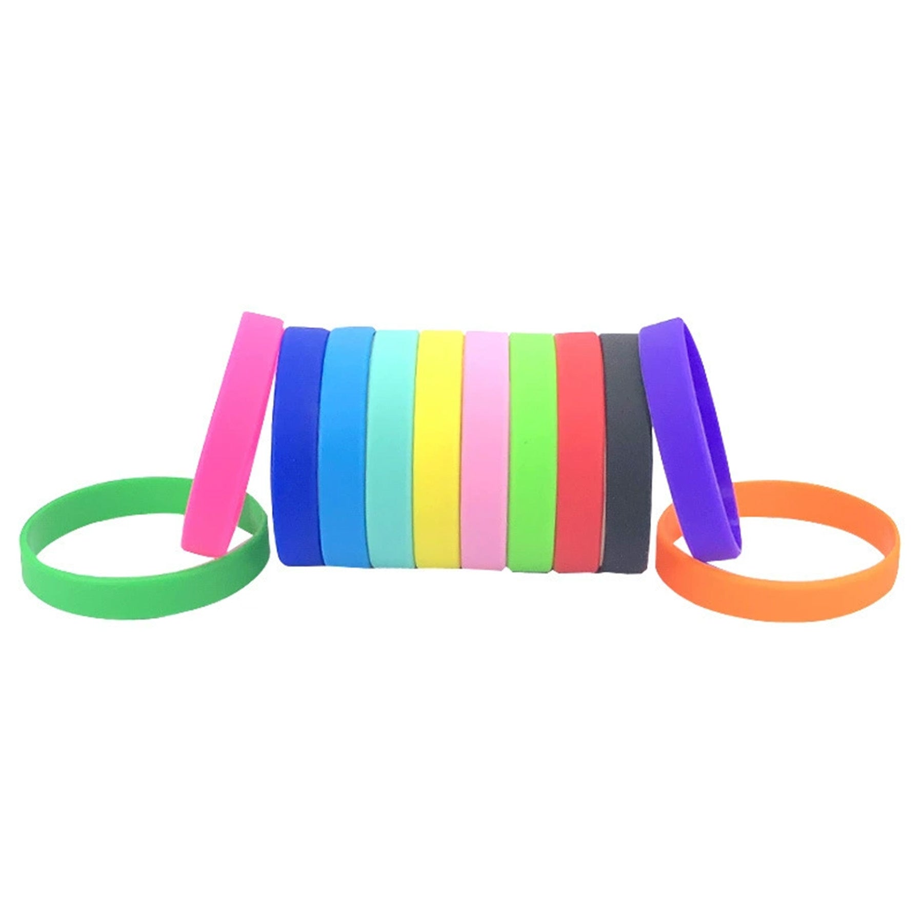 Solid Color Silicone Bracelet