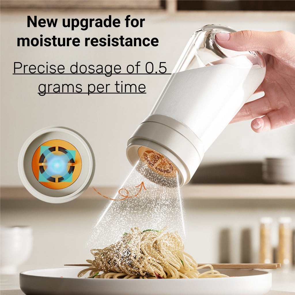 Quantitative Glass Salt Shaker