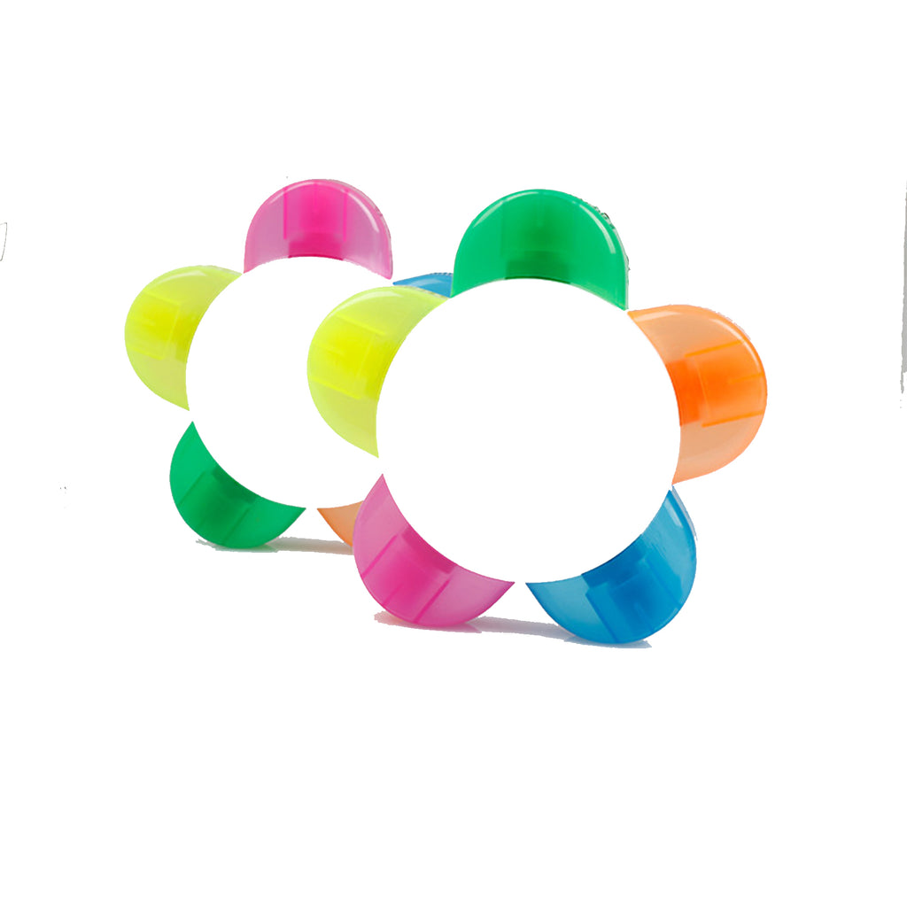 Five-Color Petal-Shaped Highlighter