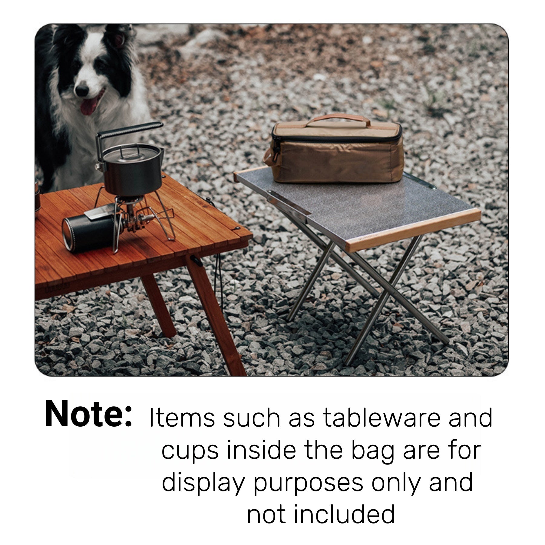Outdoor Tableware And Cup Storage Bag