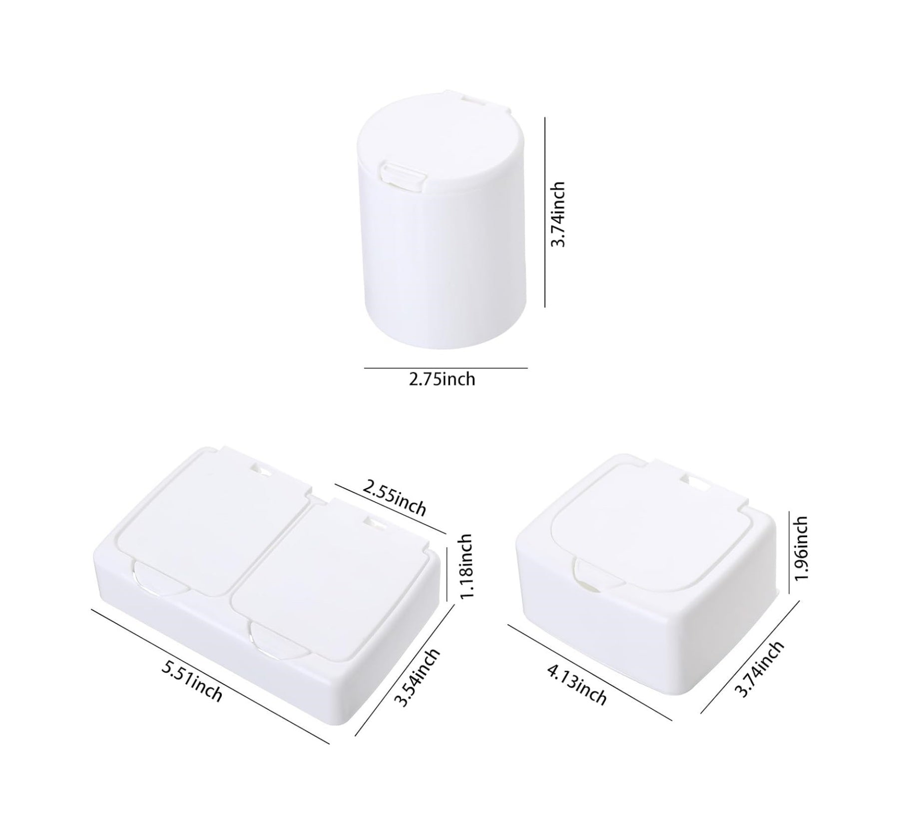 Small Press Type Storage Containers Box