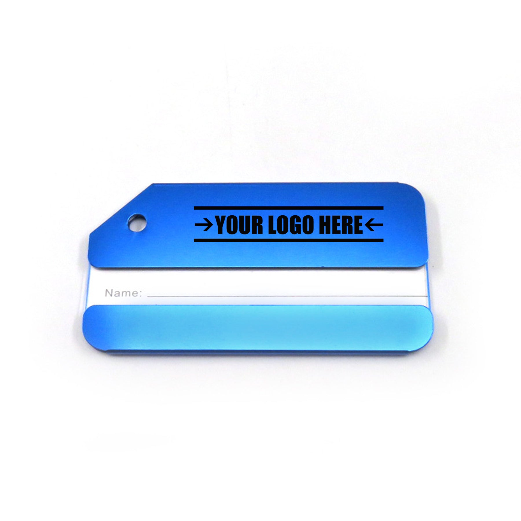 Cut Angle Aluminum Luggage Tag Baggage Tag