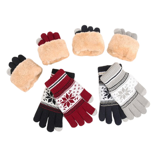 Acrylic Gloves With Thick Velvet Inside