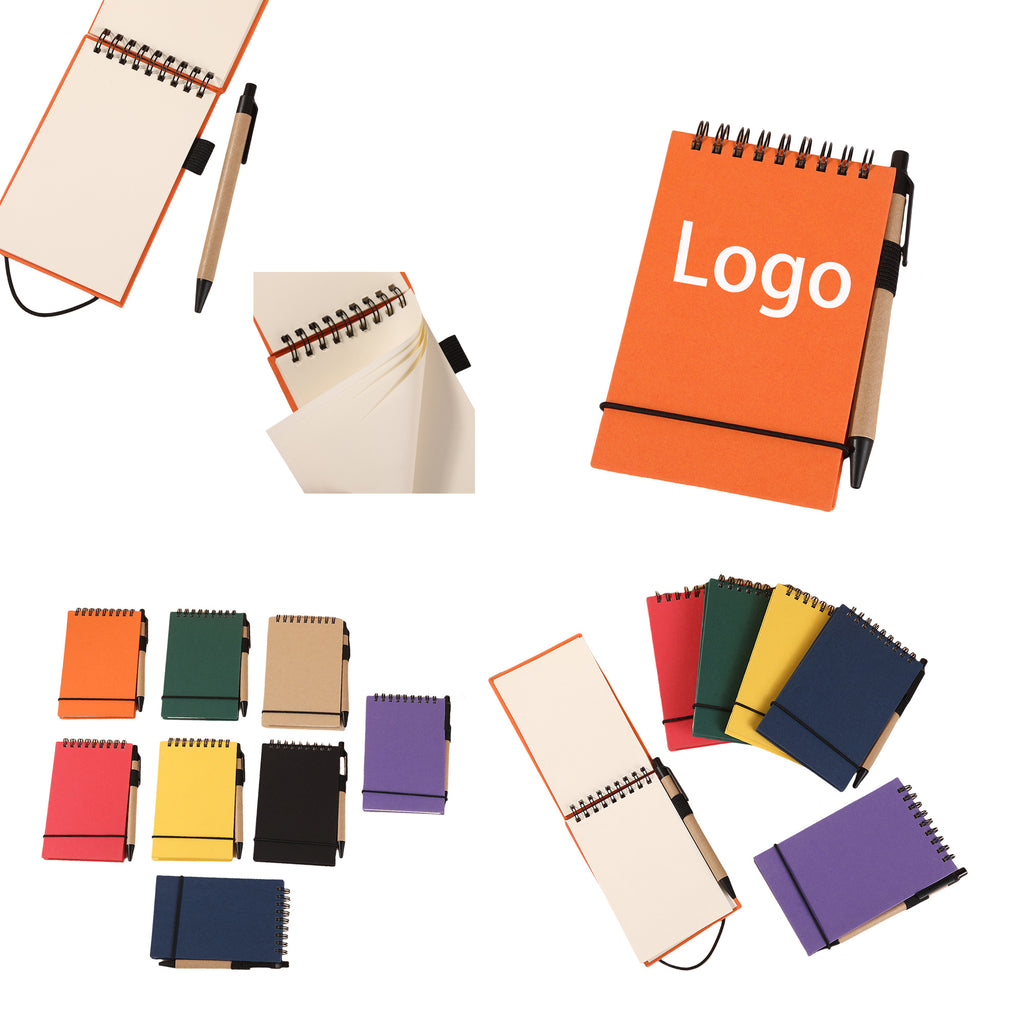 Eco Pocket Note Pad with Pen
