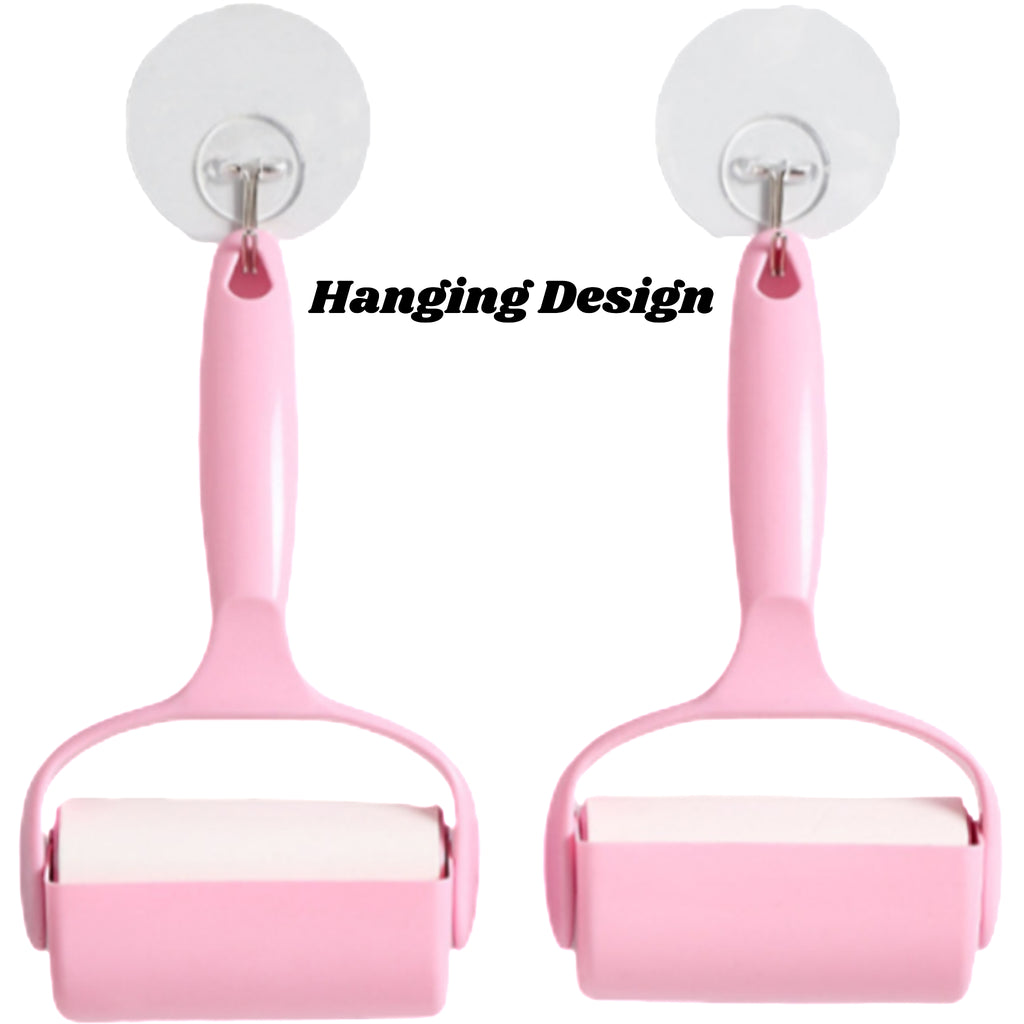PP Ergonomic Detachable Lint Roller With Sticky Paper