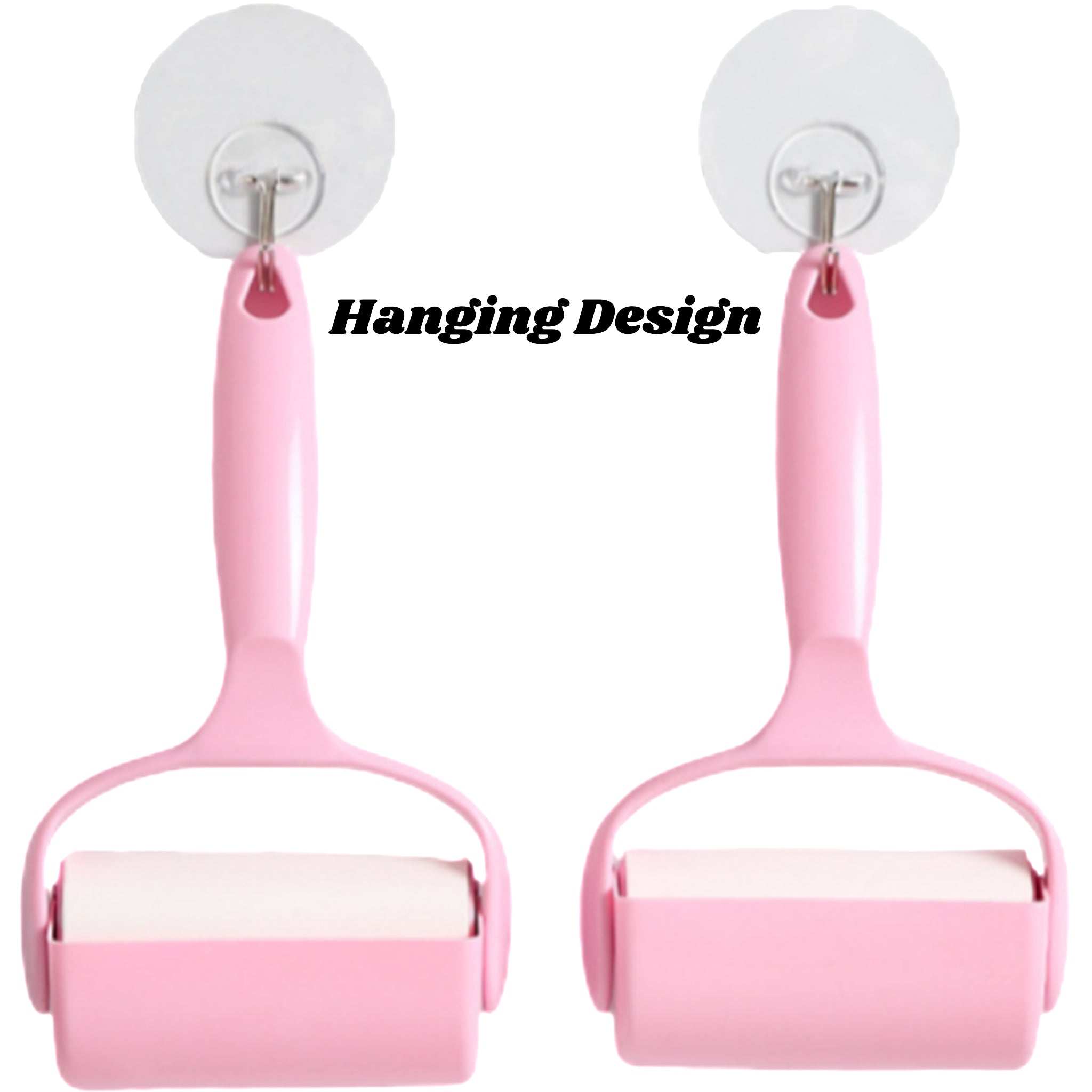 PP Ergonomic Detachable Lint Roller With Sticky Paper