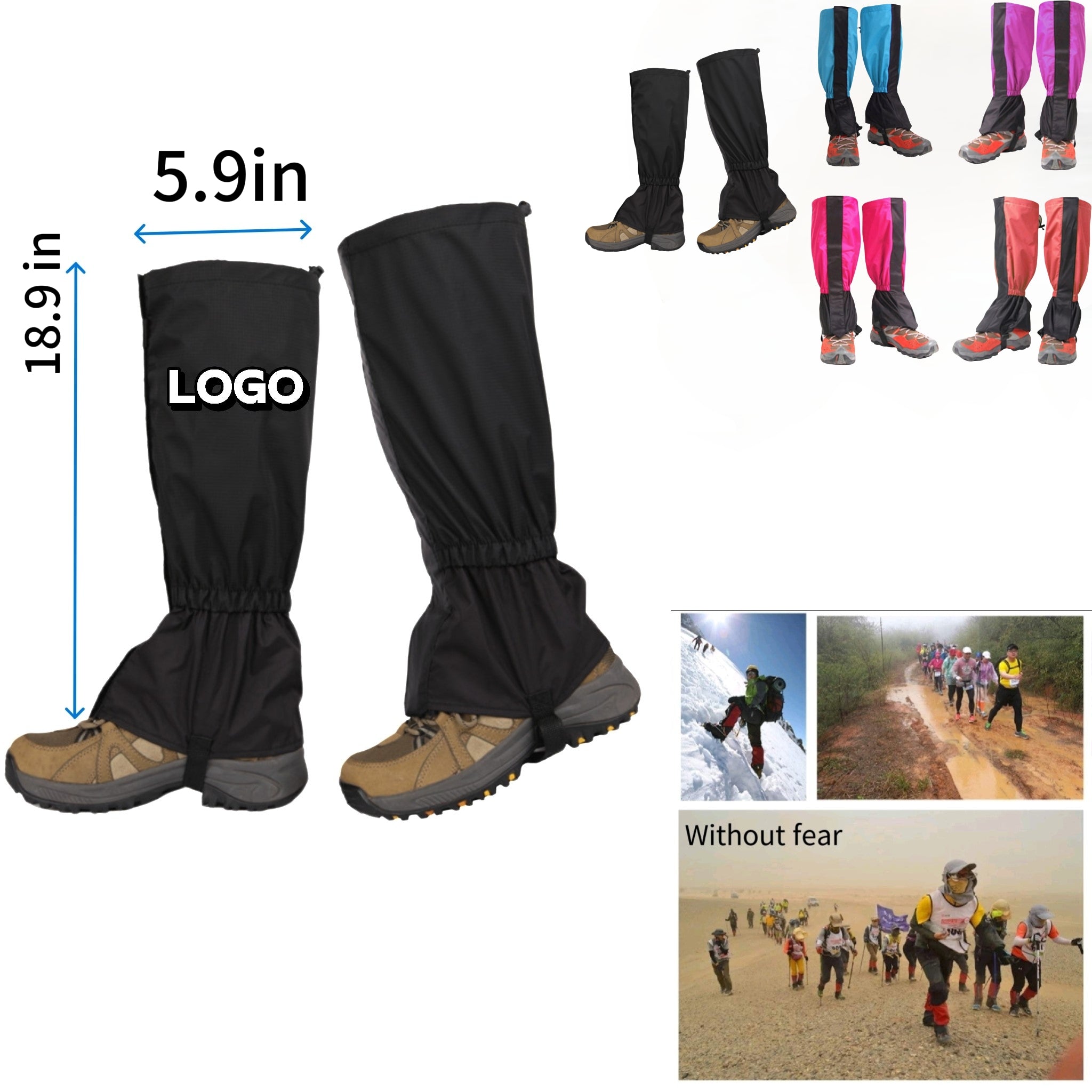 Snow Desert Gaiters Waterproof Leg Guard Hiking