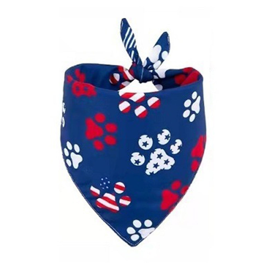 Independence Day Pet Dog Triangle Drool Towel