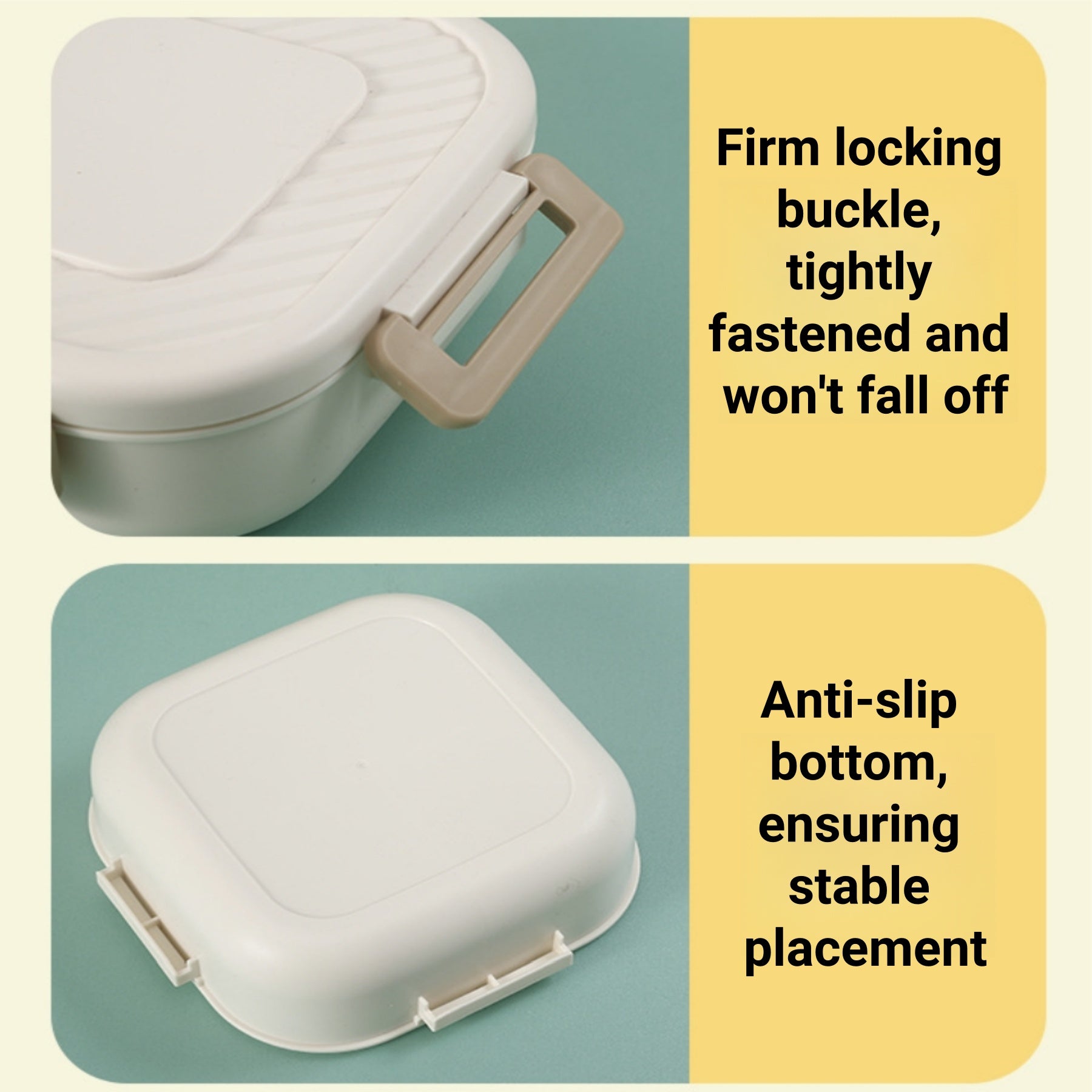 Portable Compartmentalized Bento Box