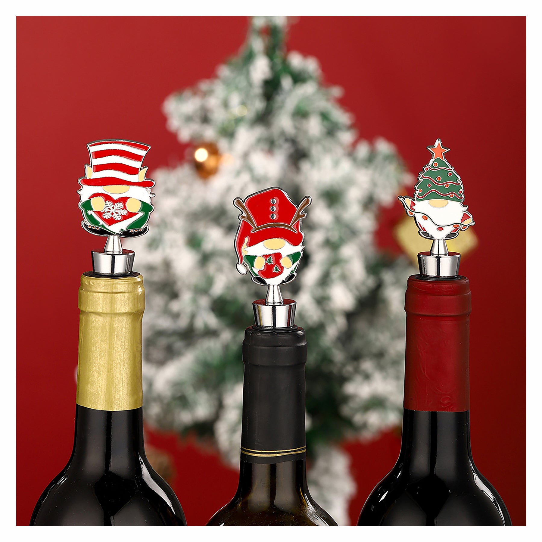 Christmas Red Wine Stopper