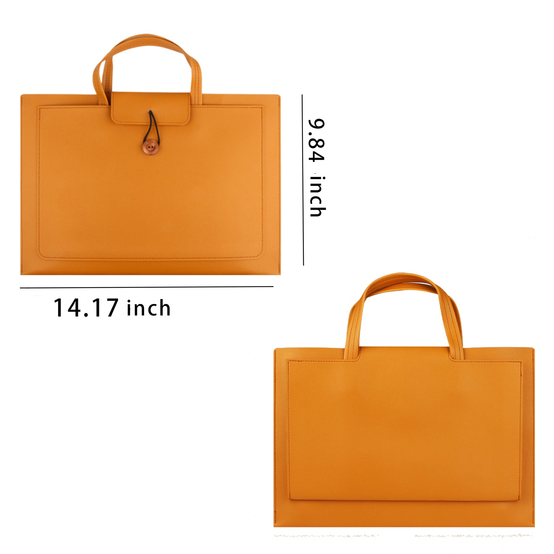 13.3 Inch Pu Leather Laptap Bag