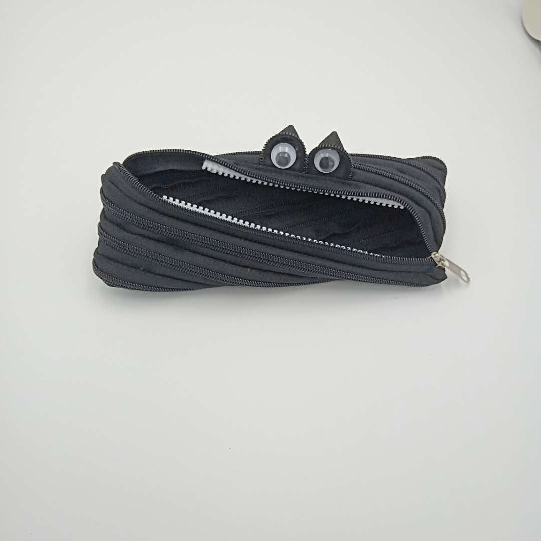 Little Monster Zipper Pencil Case