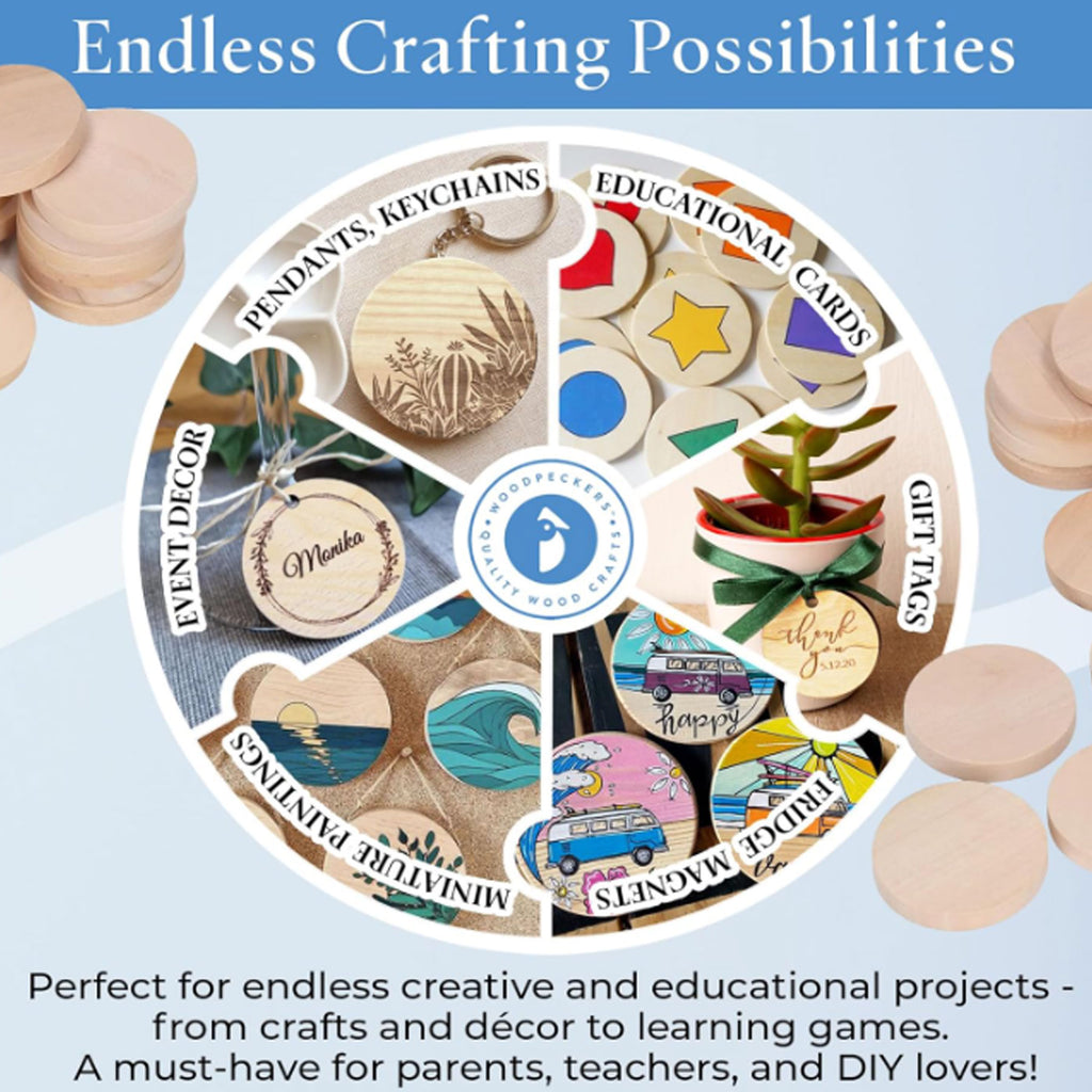 Round Wood Coins