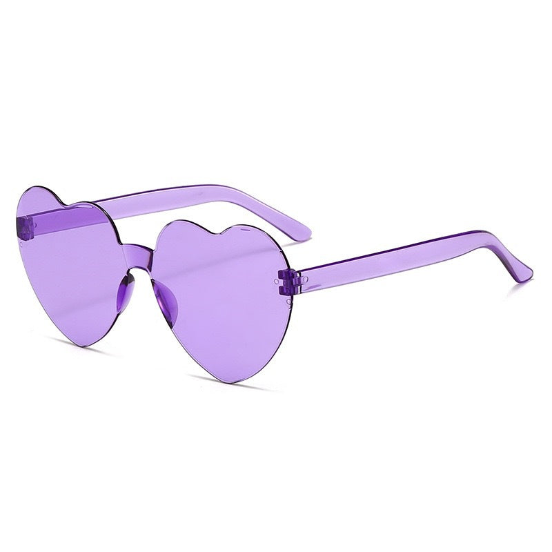 Colorful Heart Shaped Sunglasses