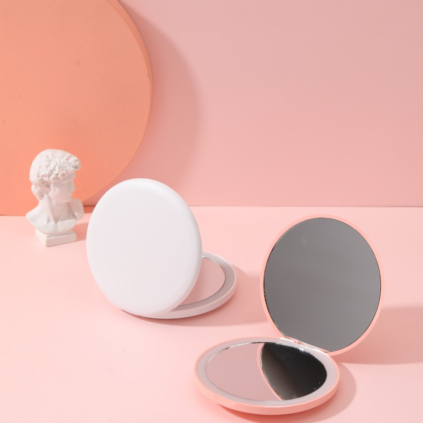 Mini Flip-top LED Makeup Mirror