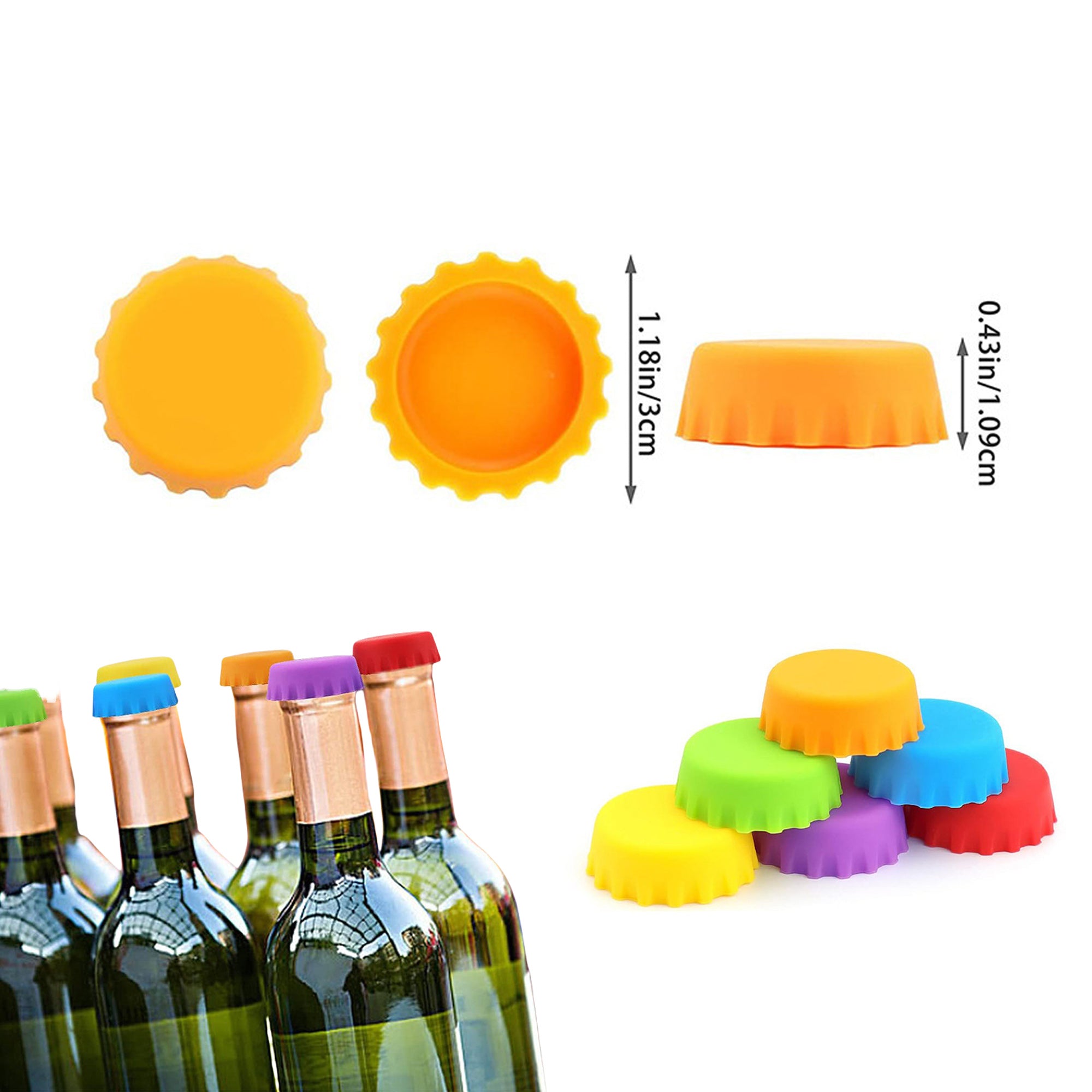 Food-Grade Silicone Freshness Lids-Stretchable Seal Covers