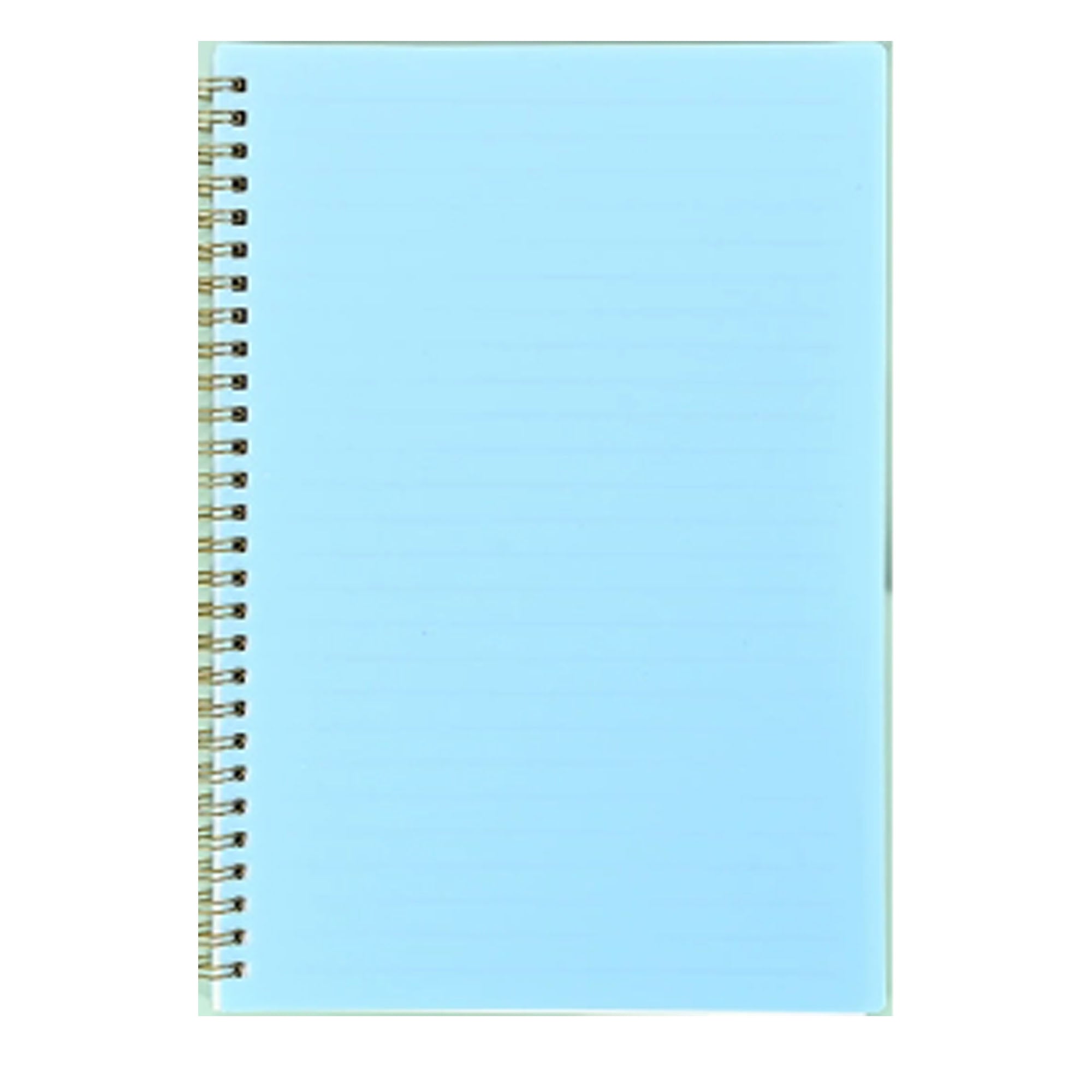 A5 Plastic Cover Notebook with Spiral Binding