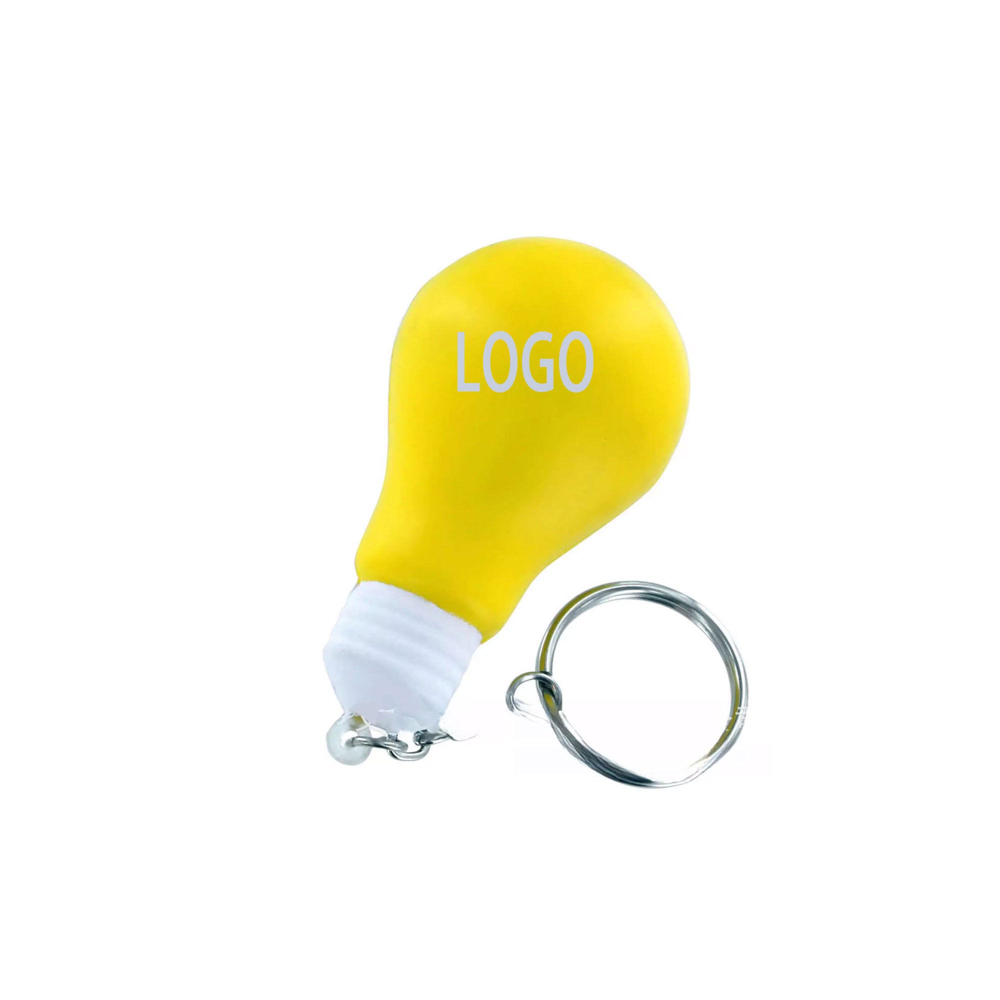 Lightbulb Stress Reliever Key Chain
