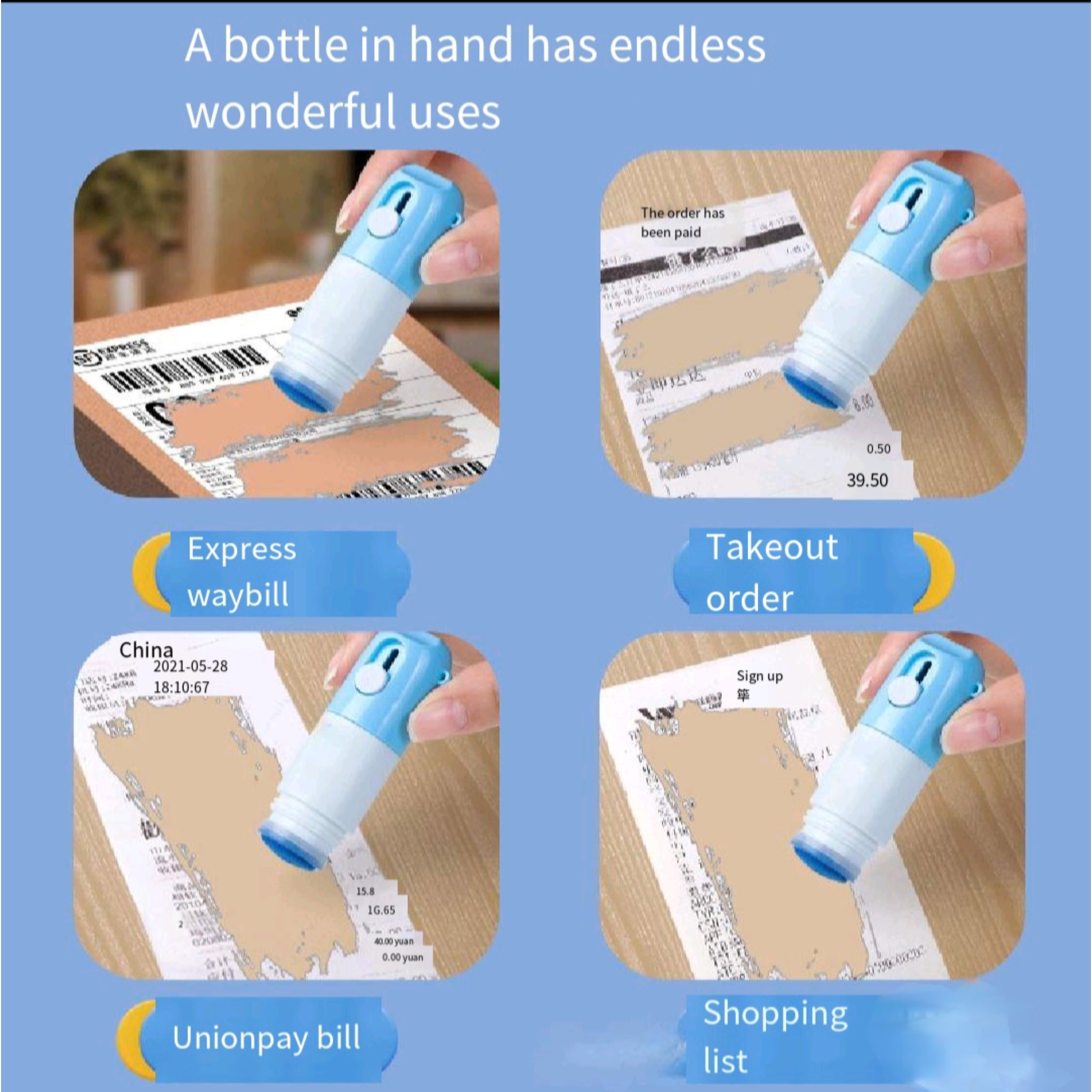 Express Bill Correction Fluid Box Opener
