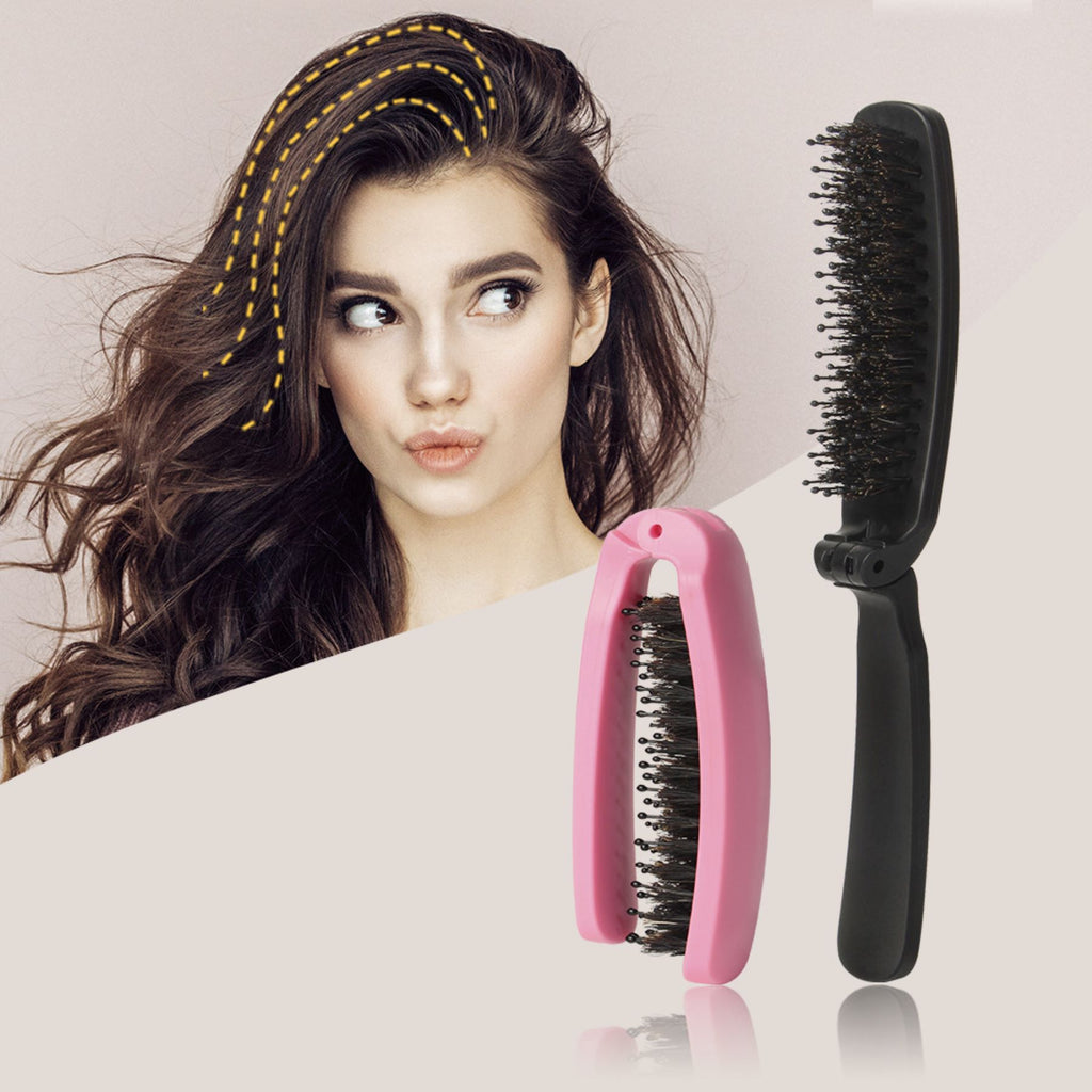 Foldable Boar Bristle Comb