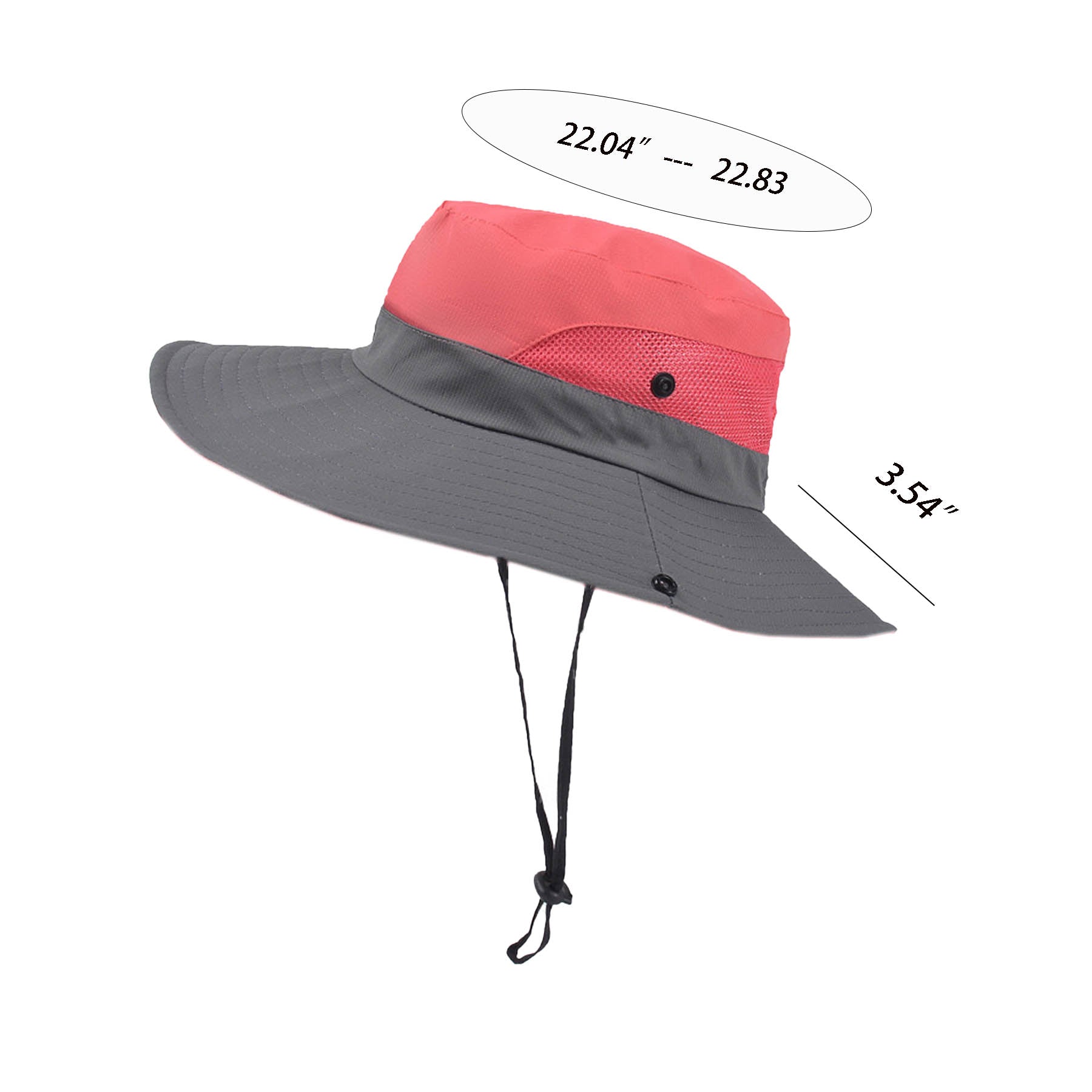 Quick-Dry Sun Hat With Drawstring Closure