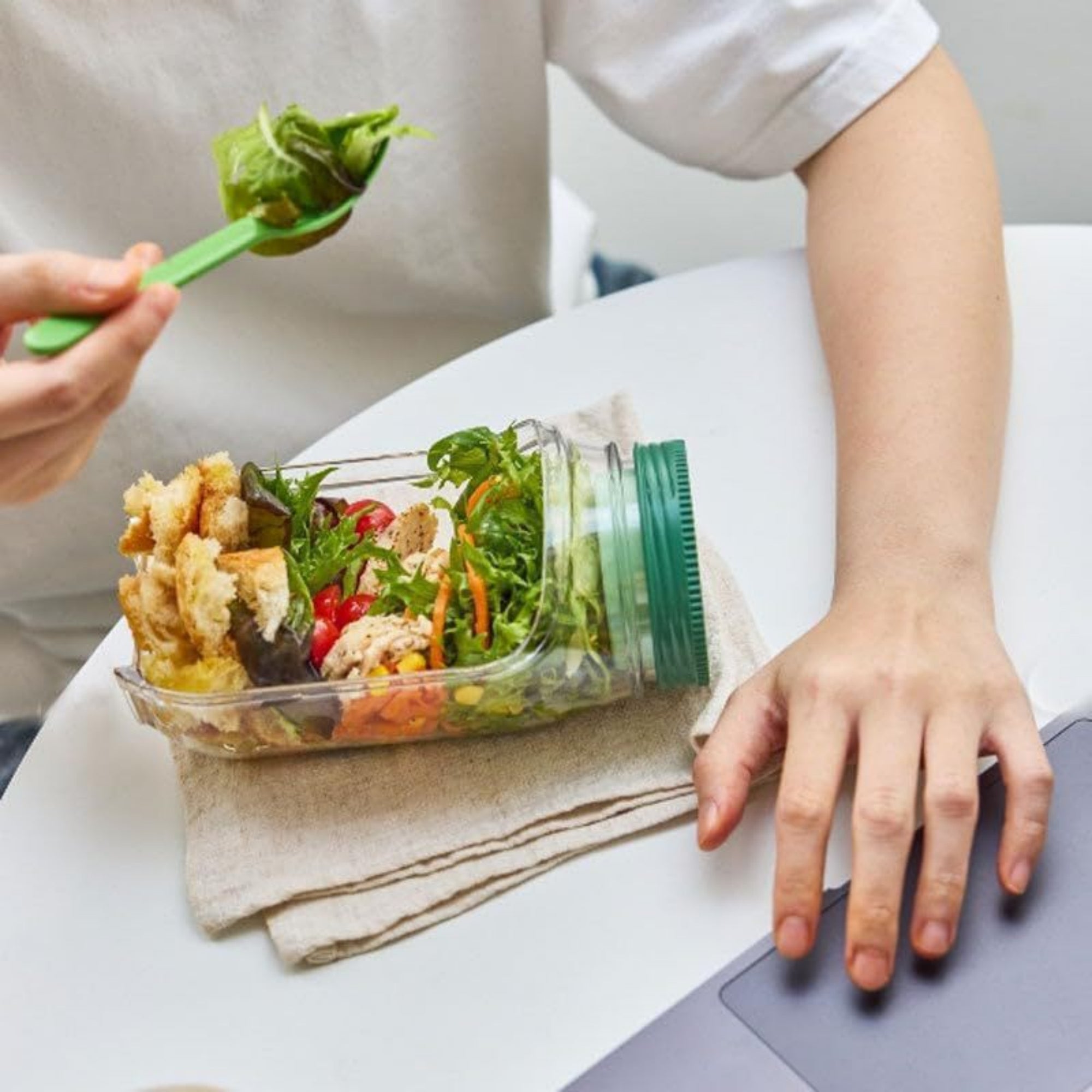 Salad Jars With Lids Lids Meal Prep