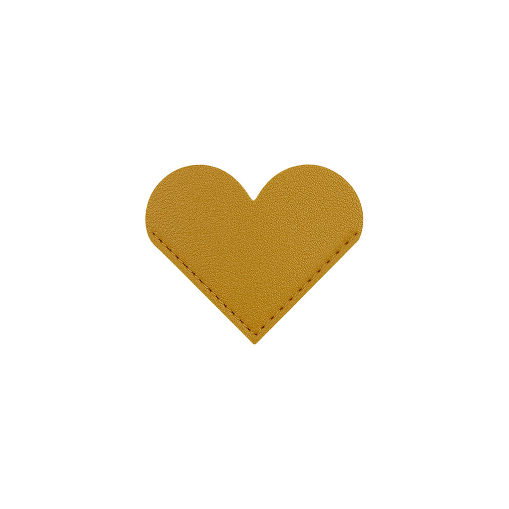 Leather Heart-Shaped Bookmark-Elegant Page Marker