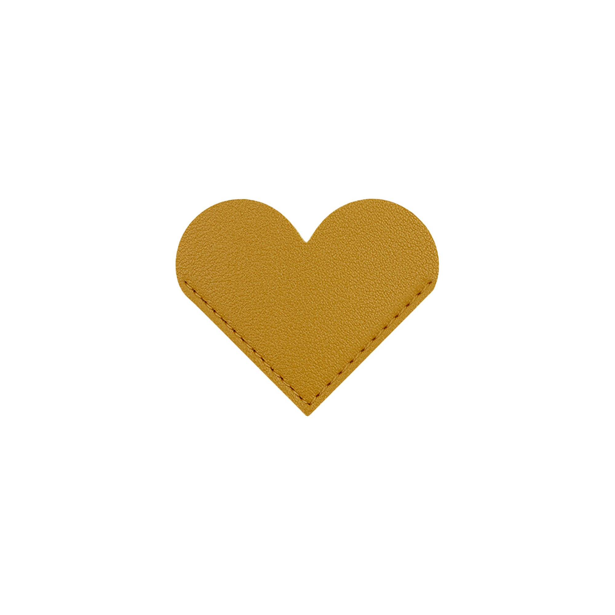 Leather Heart-Shaped Bookmark-Elegant Page Marker