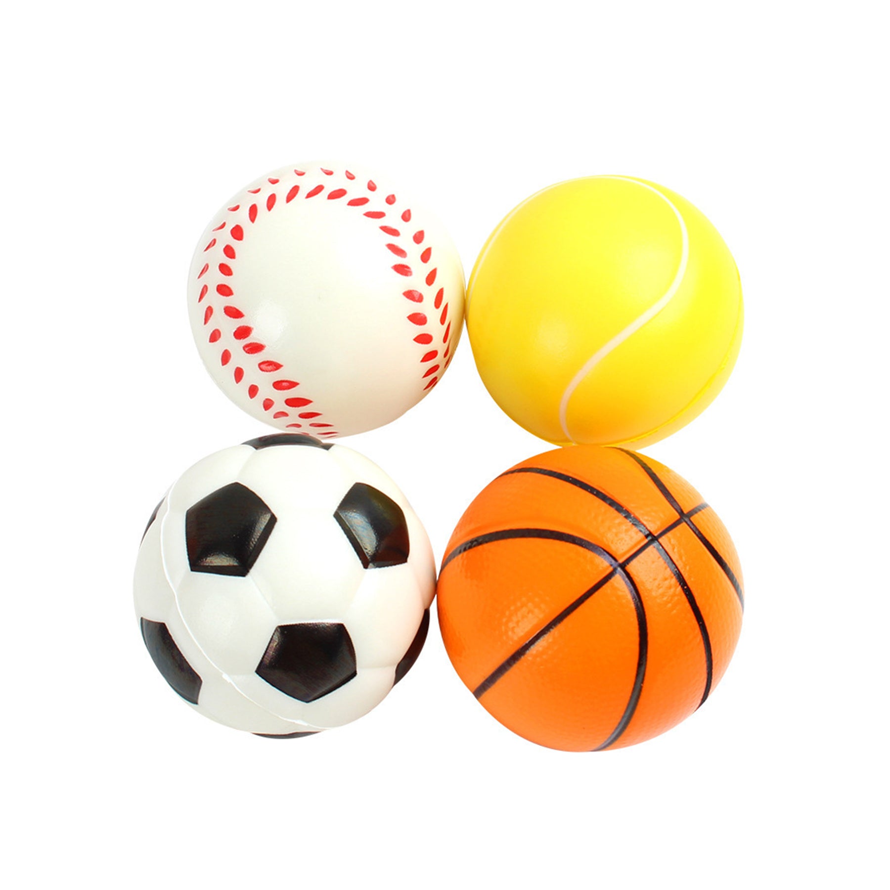 Mini Leather Ball Soft Solid Elastic Ball Sponge PU Ball