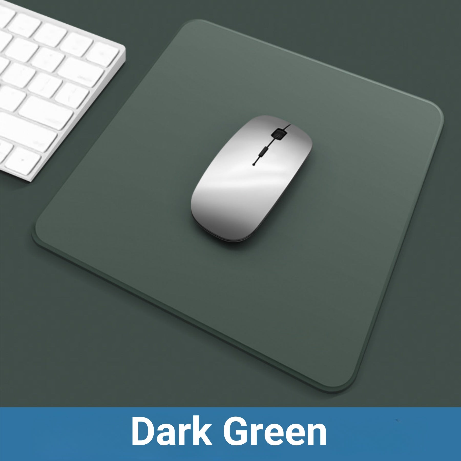 Liquid-textured Faux Leather Mouse Pad