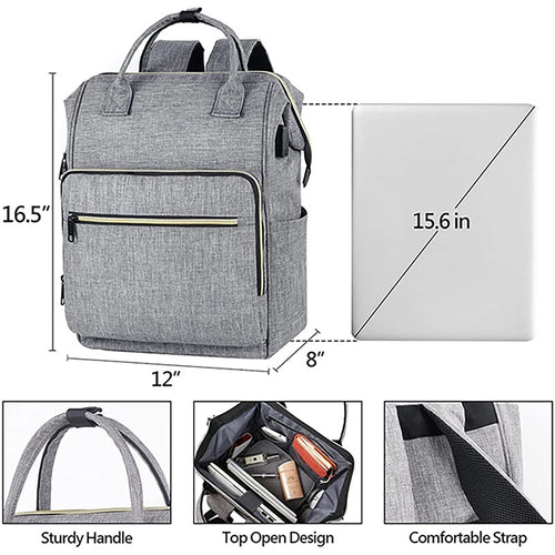 15.6" Backpack Laptop Travel Bag