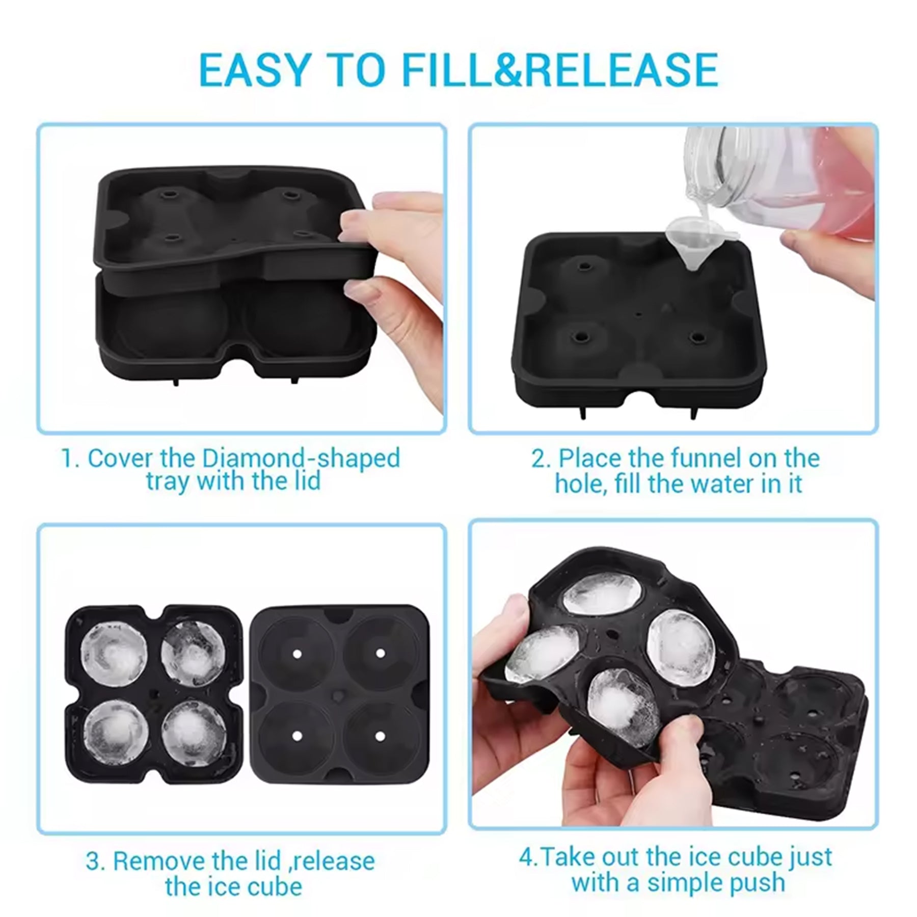 Diamond Ice Cube Tray