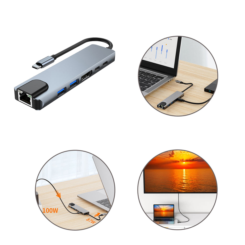 USB-C 6-in-1 Multiport Adapter