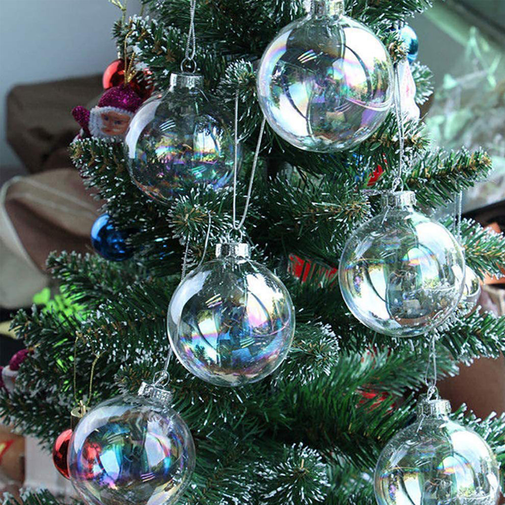 Clear Glass Ball Ornaments