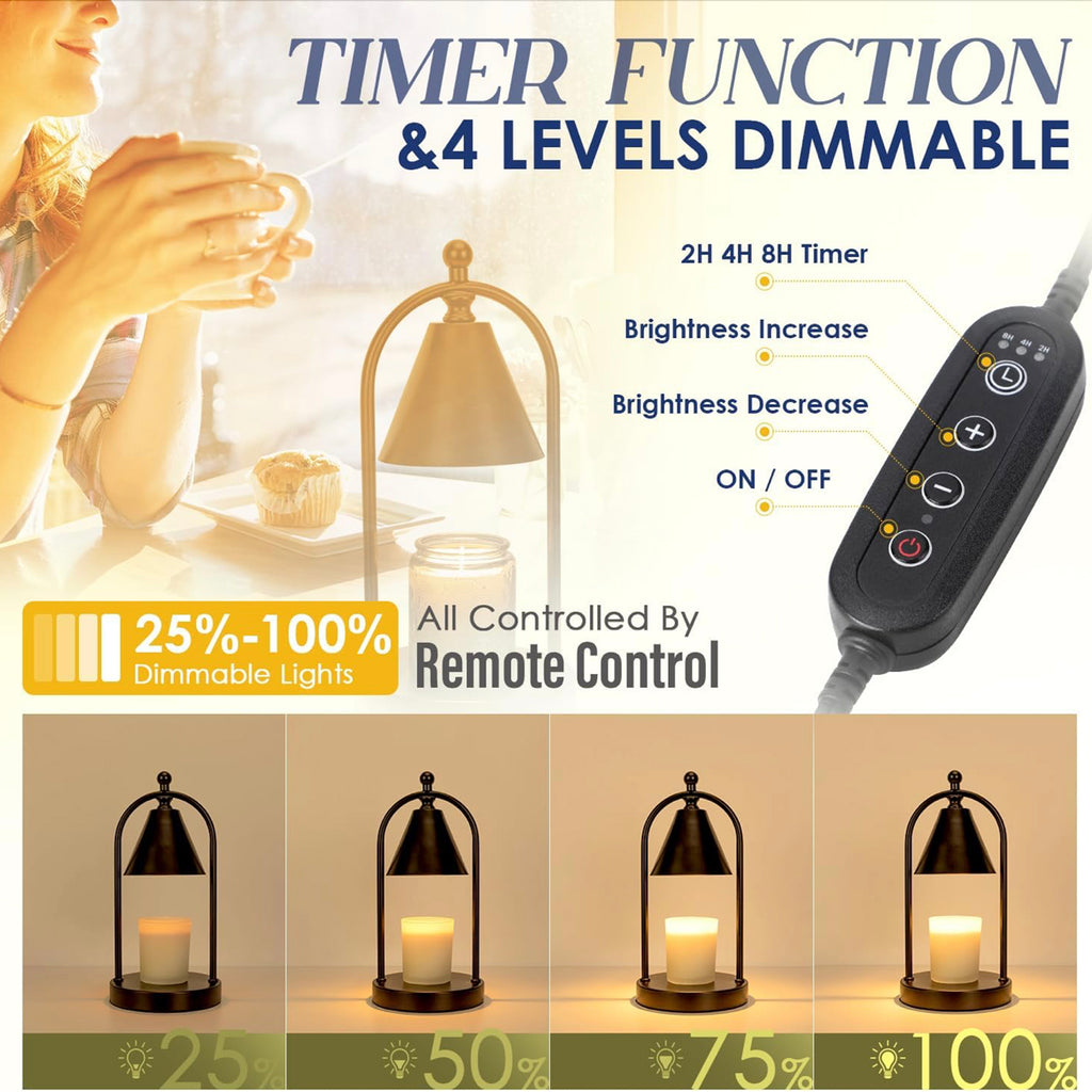 Candle Warmer Lamp with Timer