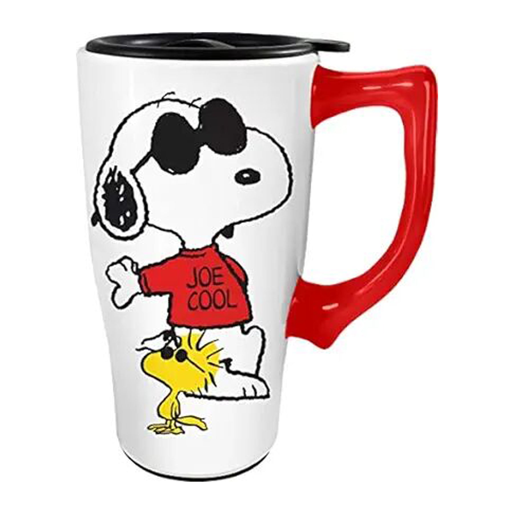 Ceramic Coffee Mug With Lid And Handle