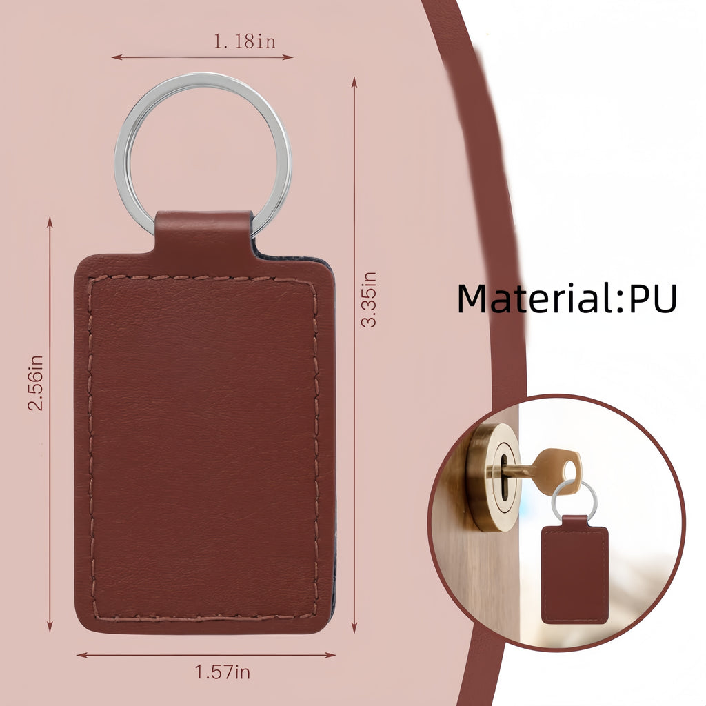 PU Leather Keychain