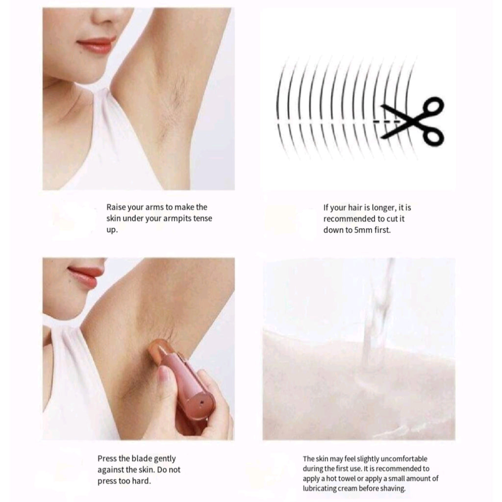 Ladies' Rechargeable Electric Hair Removal Device