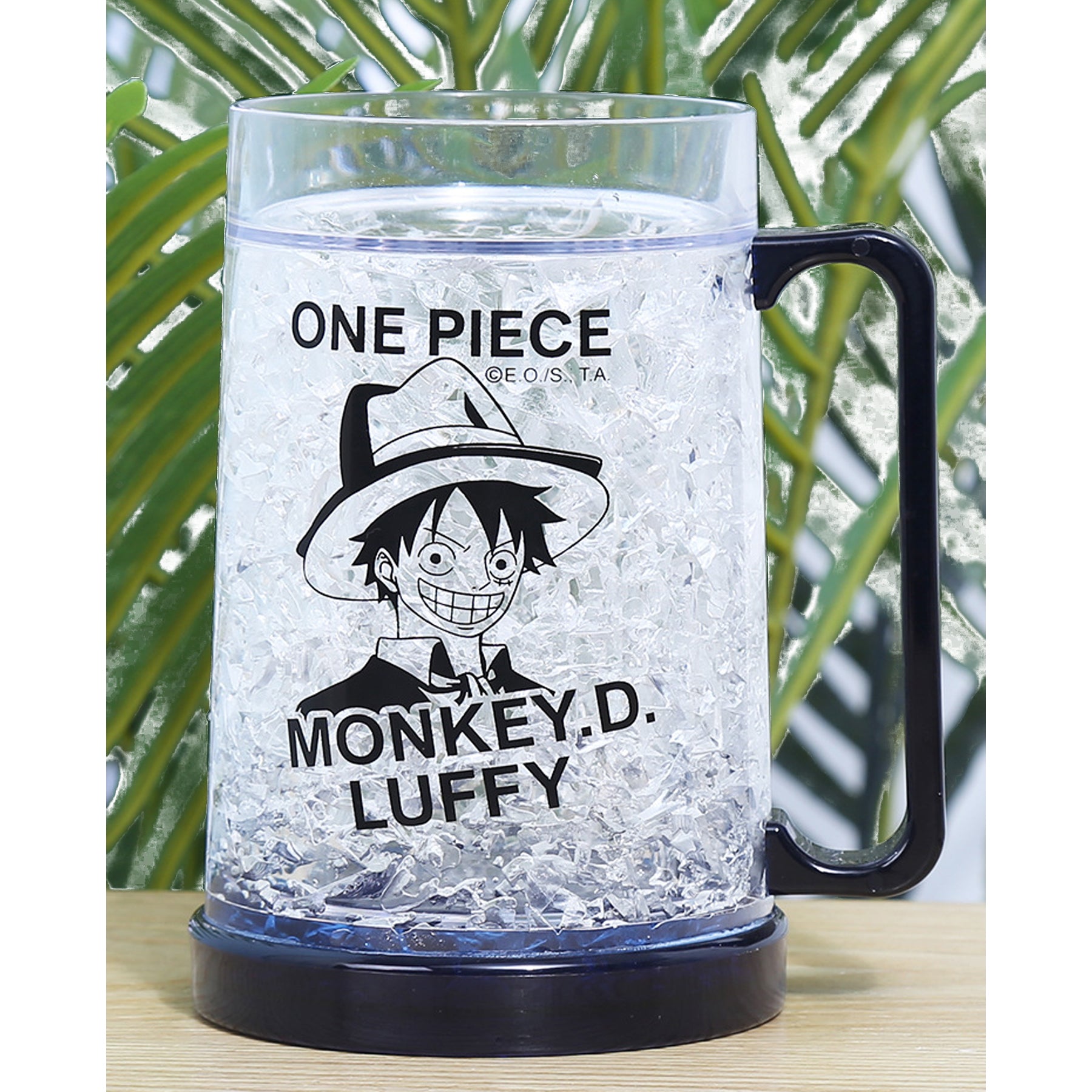 16oz Gel Freezer Double Walled Beer Cup With Handle