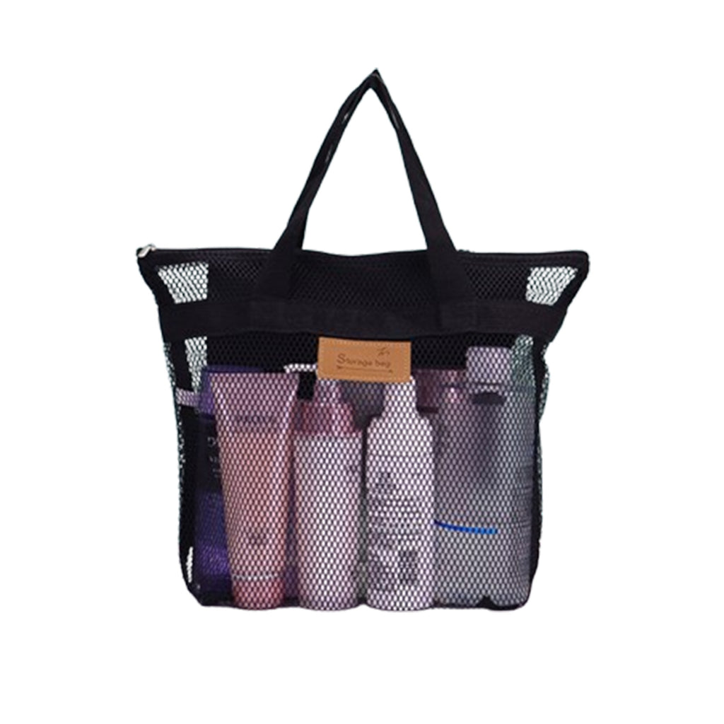 Portable Bath Organizer Mesh Shower Bag