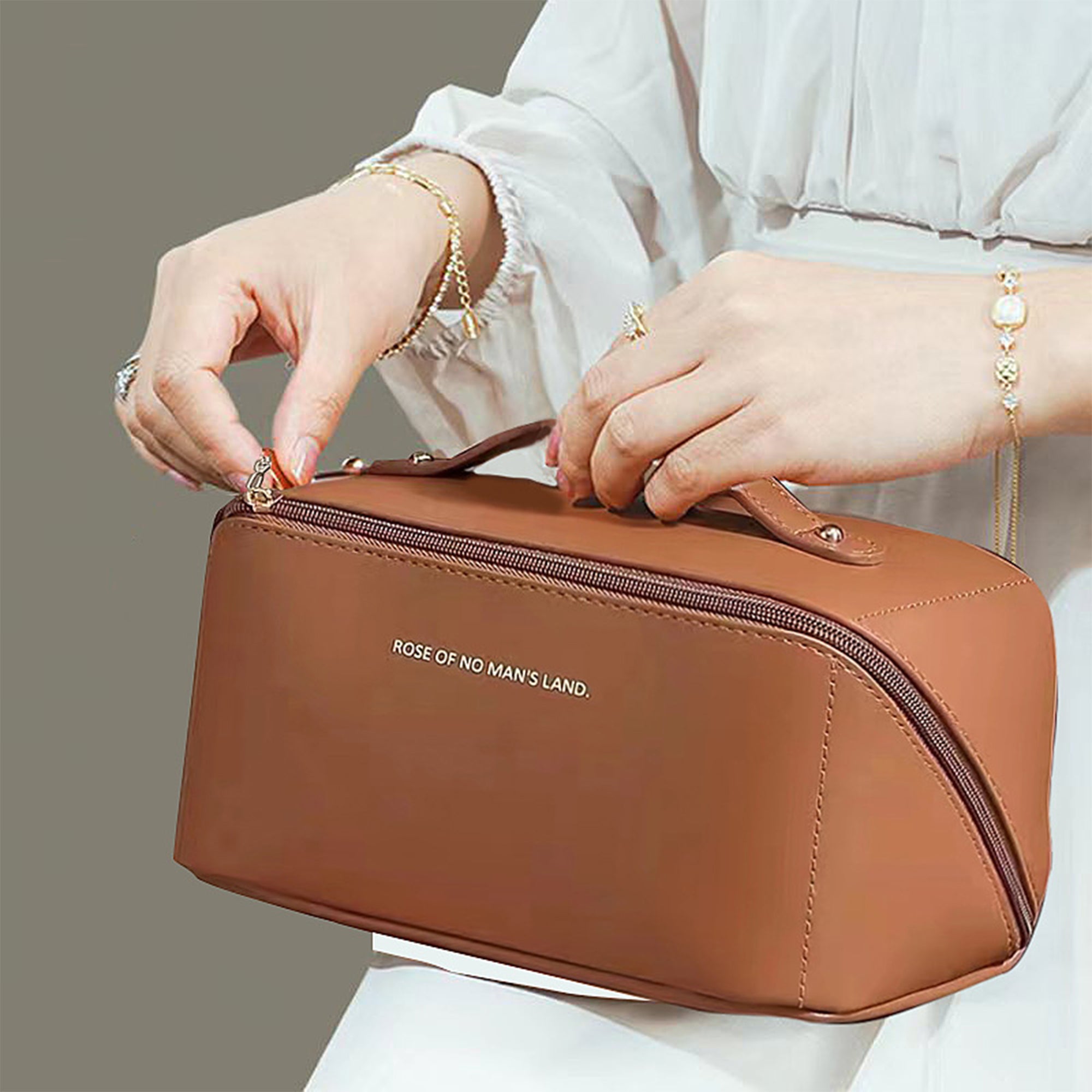 PU Portable Cosmetic Bag