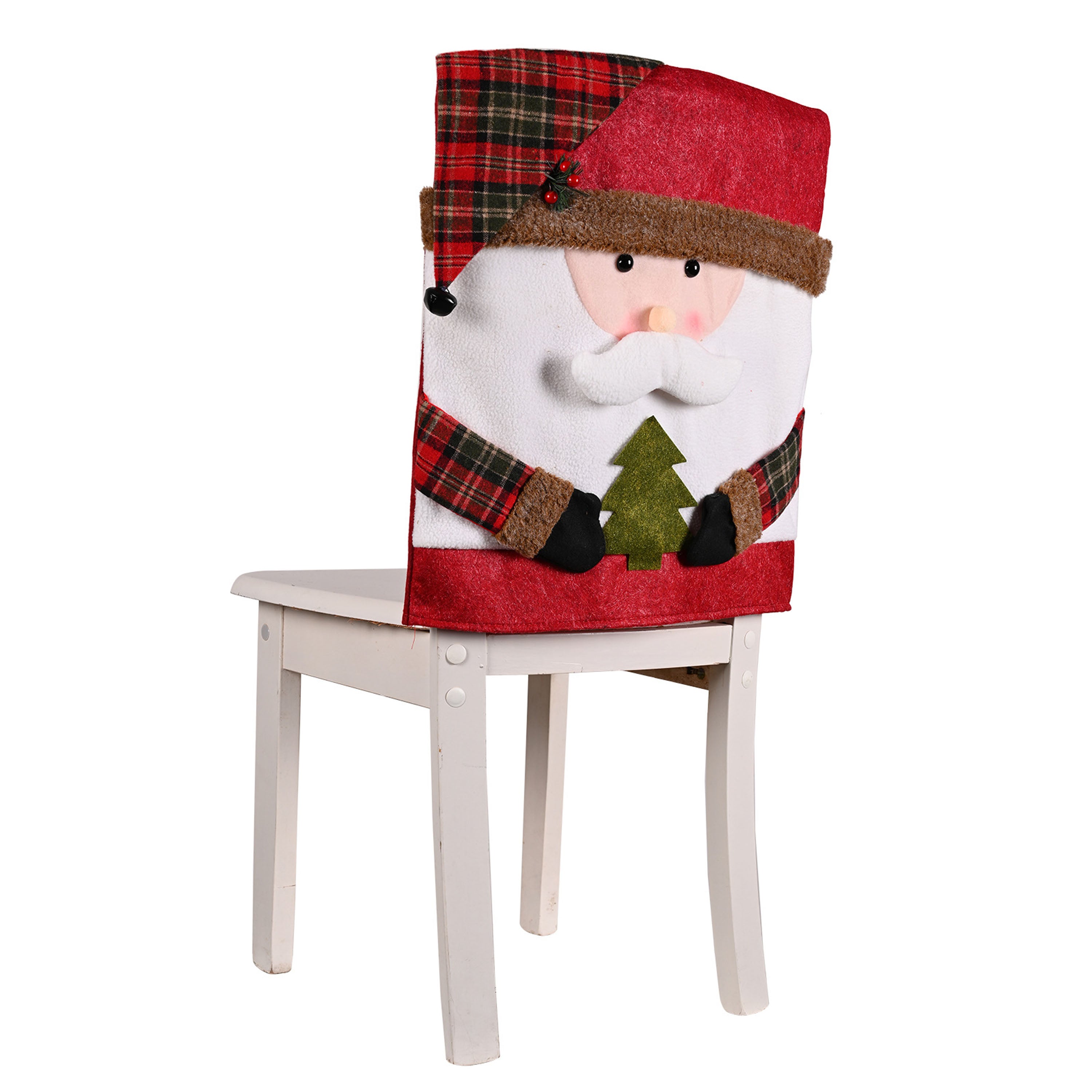 Three Styles Of Christmas Decorations Chair Cover