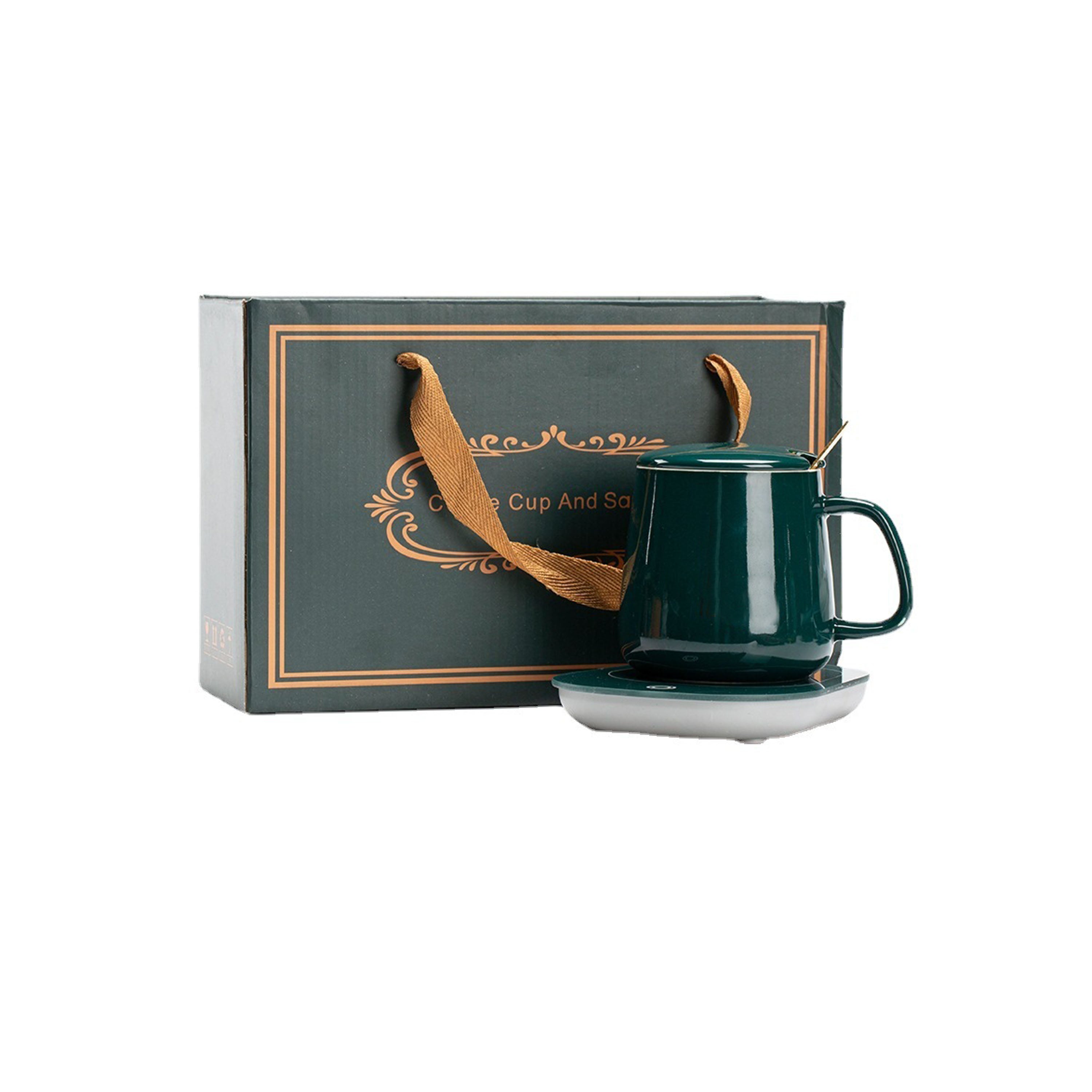 Luxury Insulated Mug Gift Set With Heating Pad