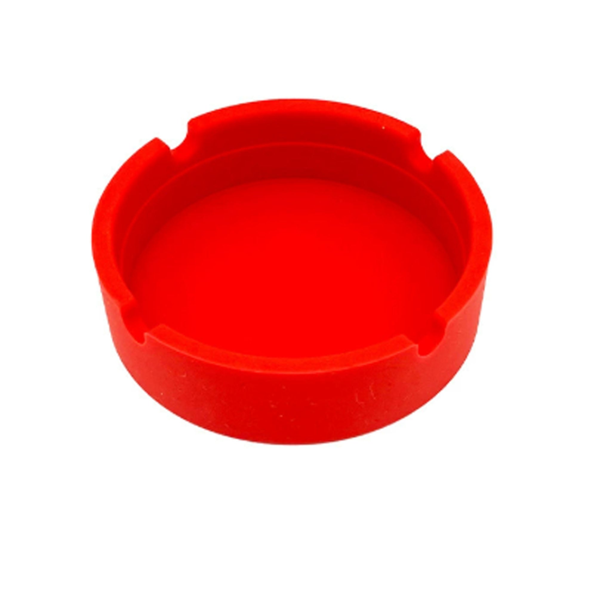 Round Silicone Ashtray with High Temperature Resistance