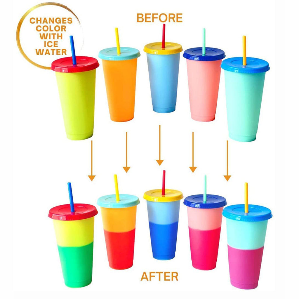 24 Oz Color Changing Cups