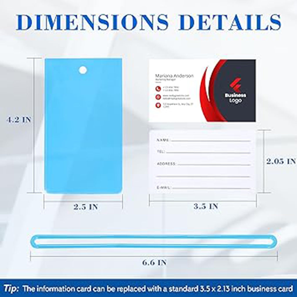 Bag & Luggage Tag - Business Card Insert