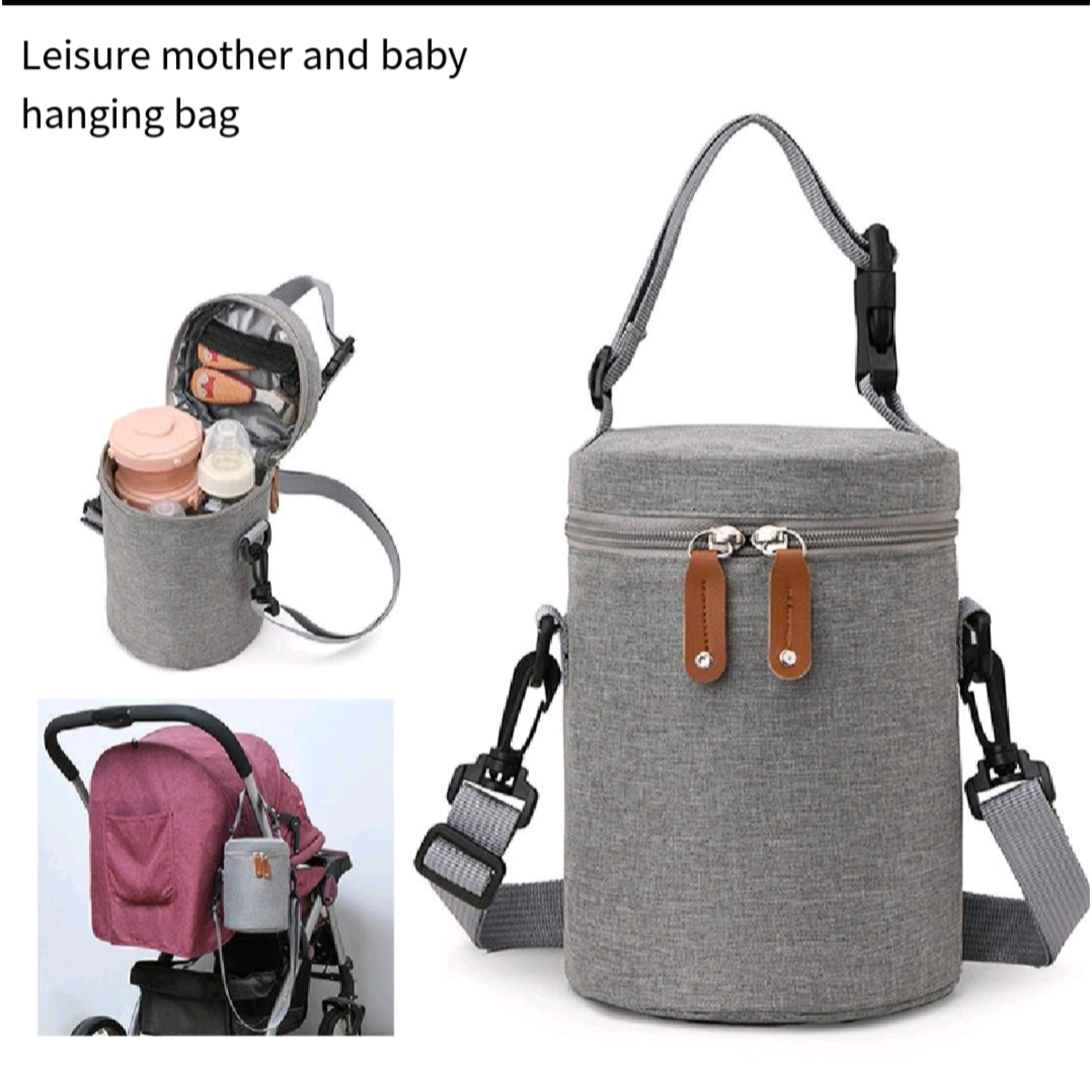 Maternity And Infant Insulated Bucket Bag