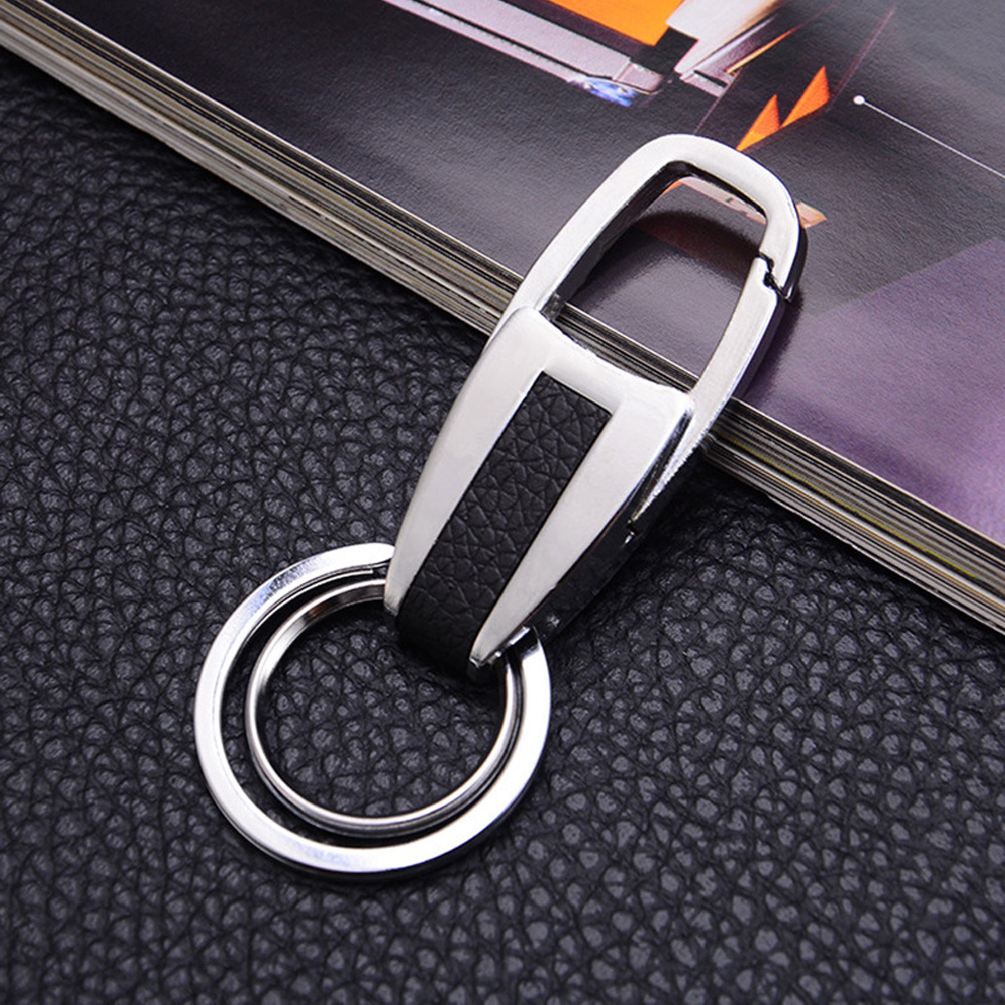 Creative Gift Leather Keychain For Men
